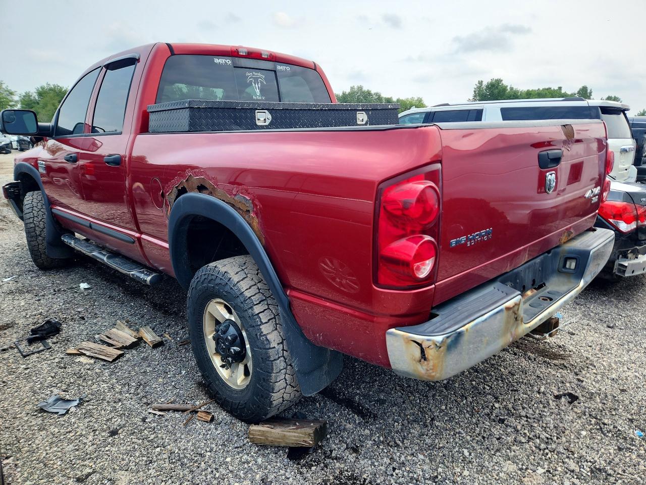 2007 Dodge Ram 2500 St Red vin: 1D7KS28C97J526425