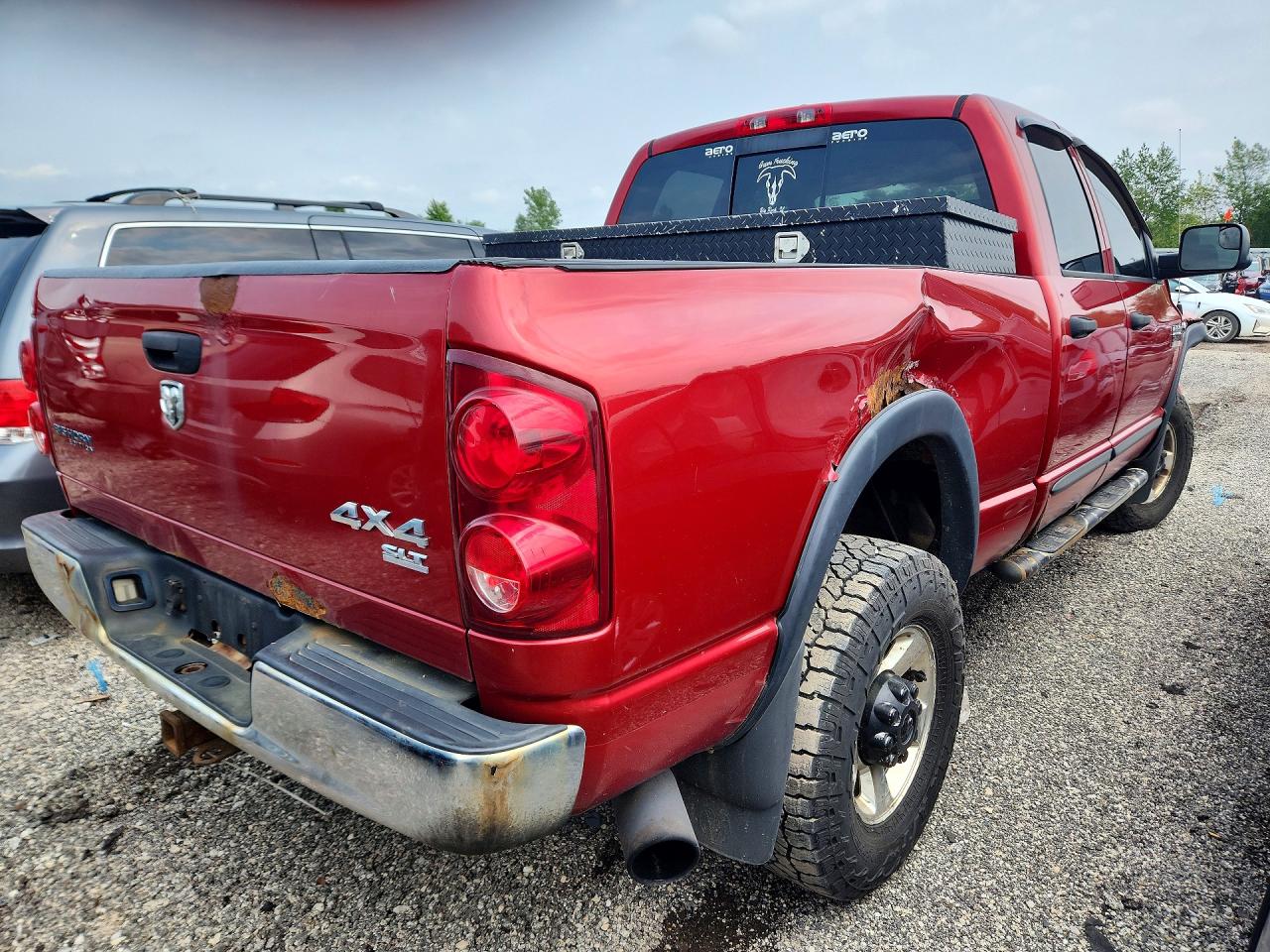 2007 Dodge Ram 2500 St Red vin: 1D7KS28C97J526425