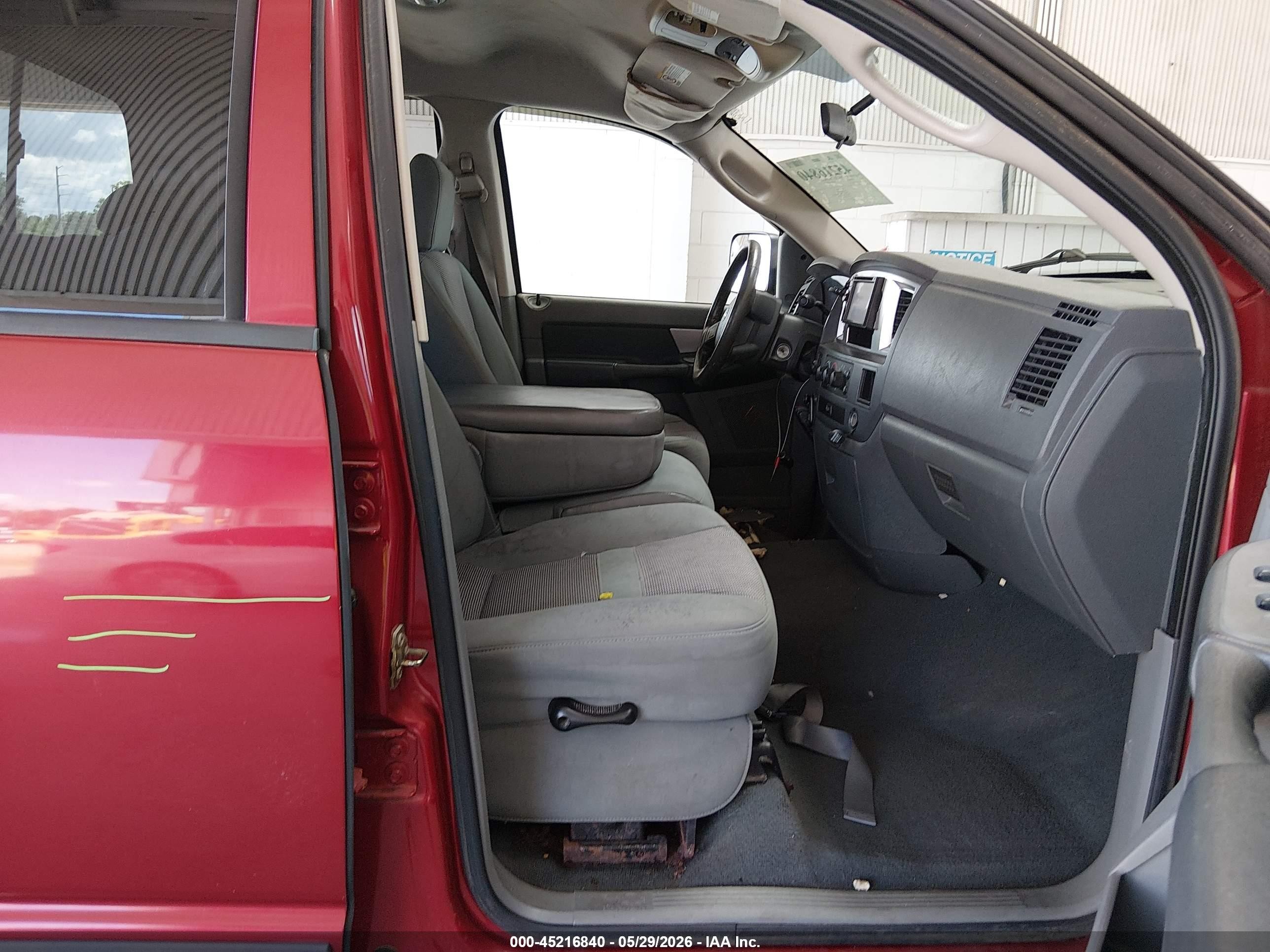 2007 Dodge Ram 2500 Slt/trx4 Off Road/sport/power Wagon Красный vin: 1D7KS28D07J595593