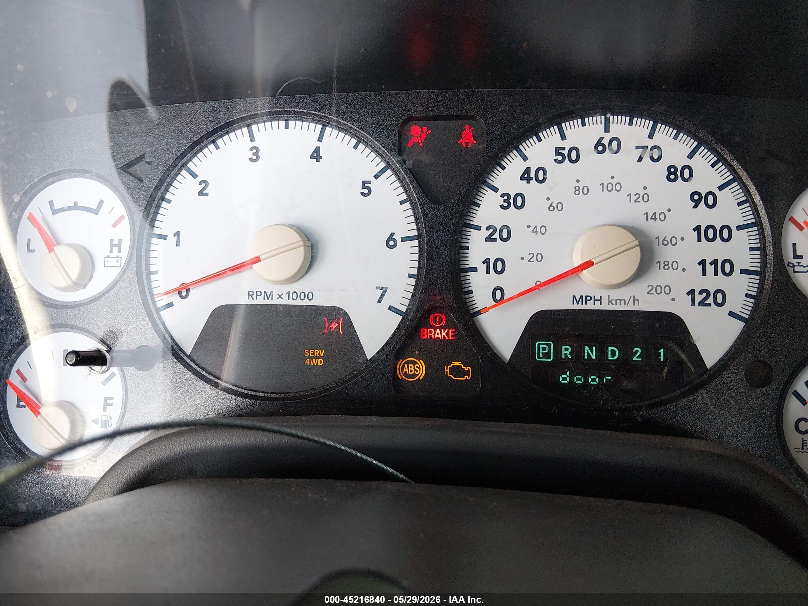 2007 Dodge Ram 2500 Slt/trx4 Off Road/sport/power Wagon Красный vin: 1D7KS28D07J595593