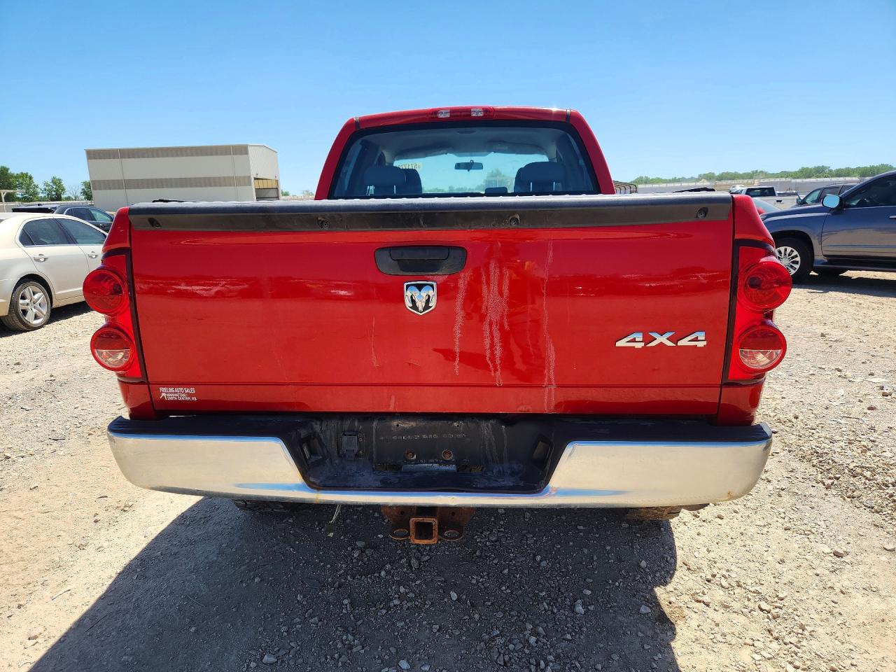 2007 Dodge Ram 2500 St Red vin: 1D7KS28D17J589835