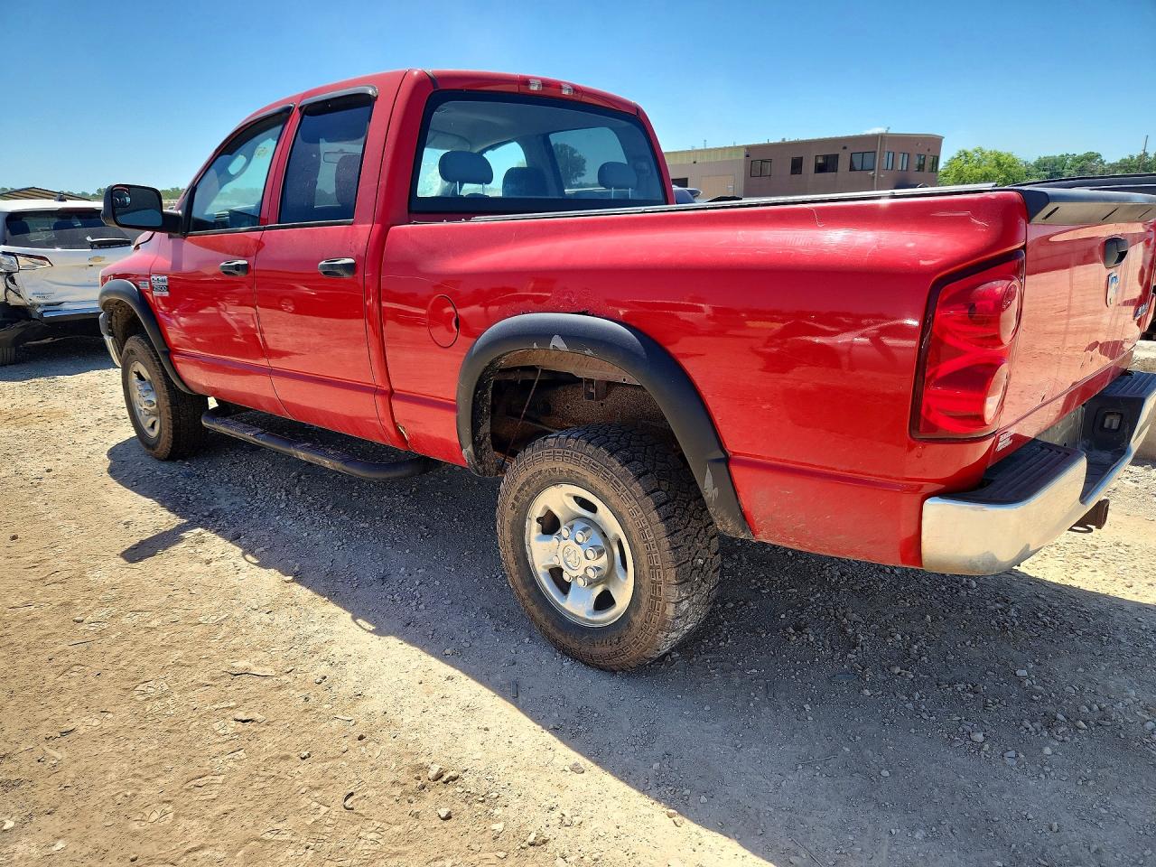2007 Dodge Ram 2500 St Red vin: 1D7KS28D17J589835