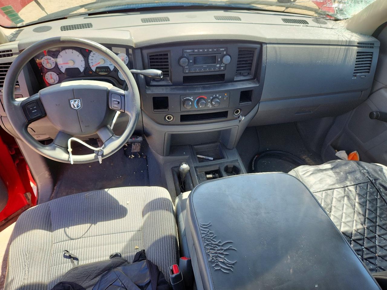 2007 Dodge Ram 2500 St Red vin: 1D7KS28D17J589835