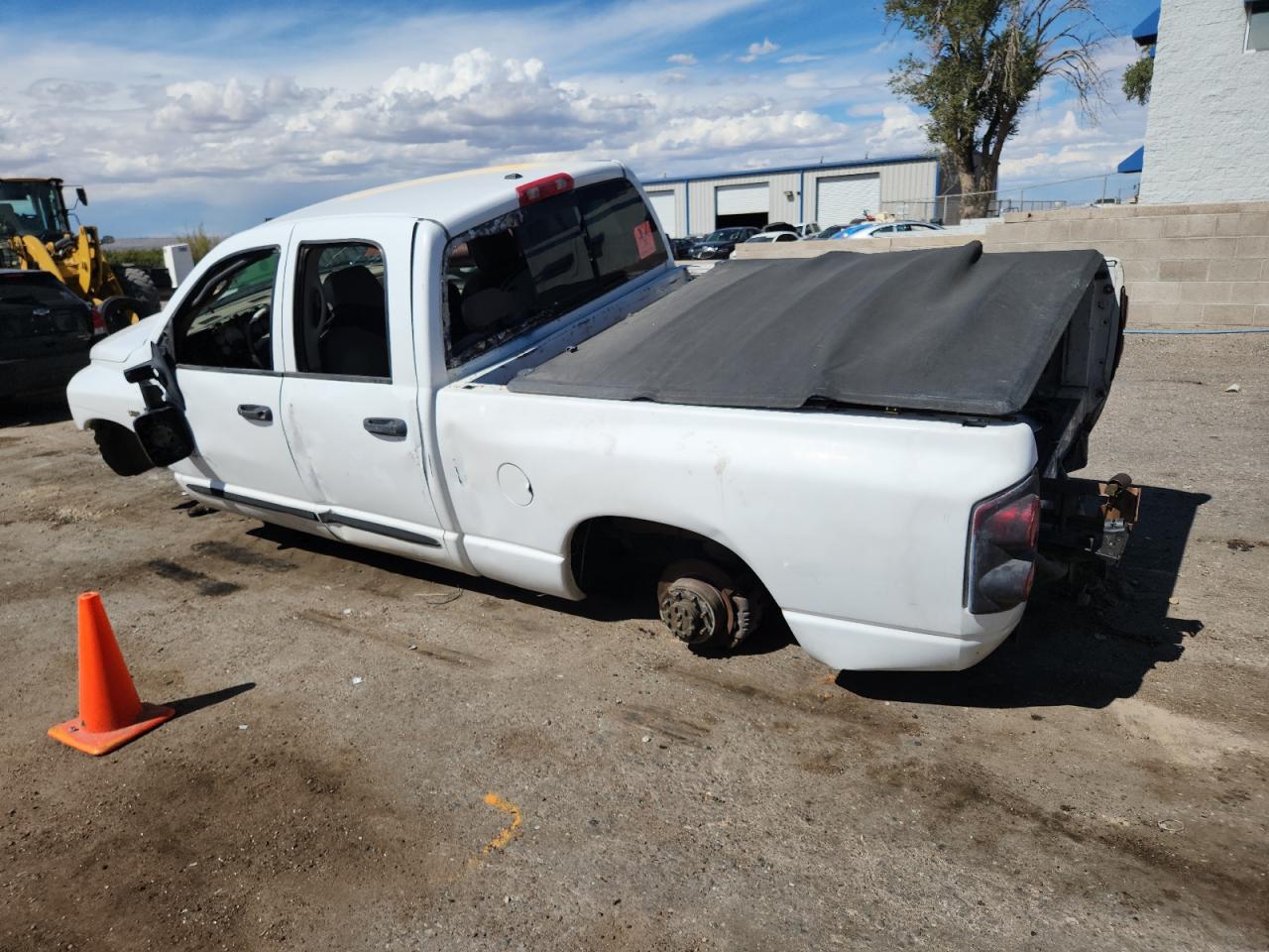 2007 Dodge Ram 2500 St White vin: 1D7KS28D27J566368