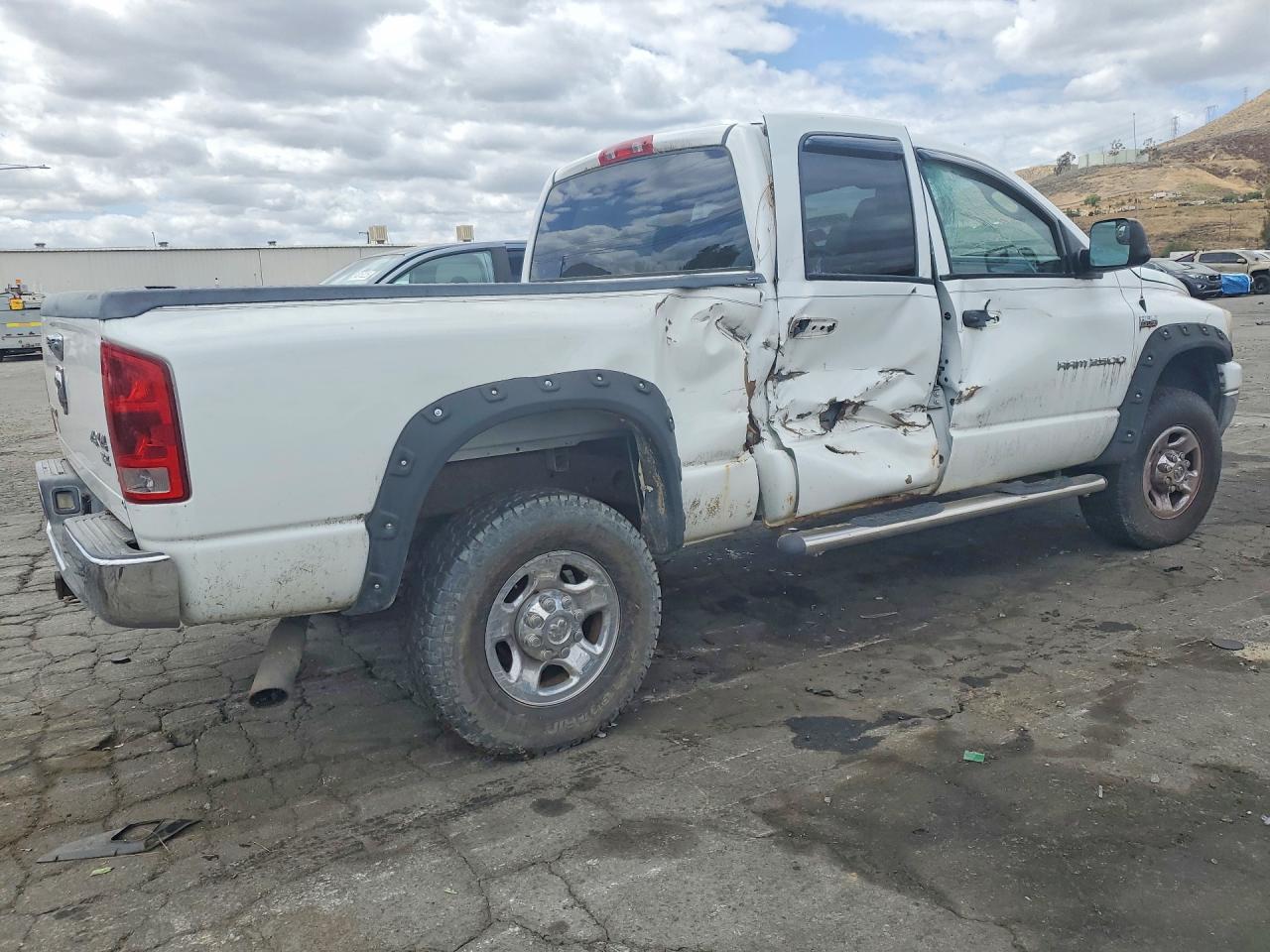 2006 Dodge Ram 2500 St White vin: 1D7KS28D36J155771