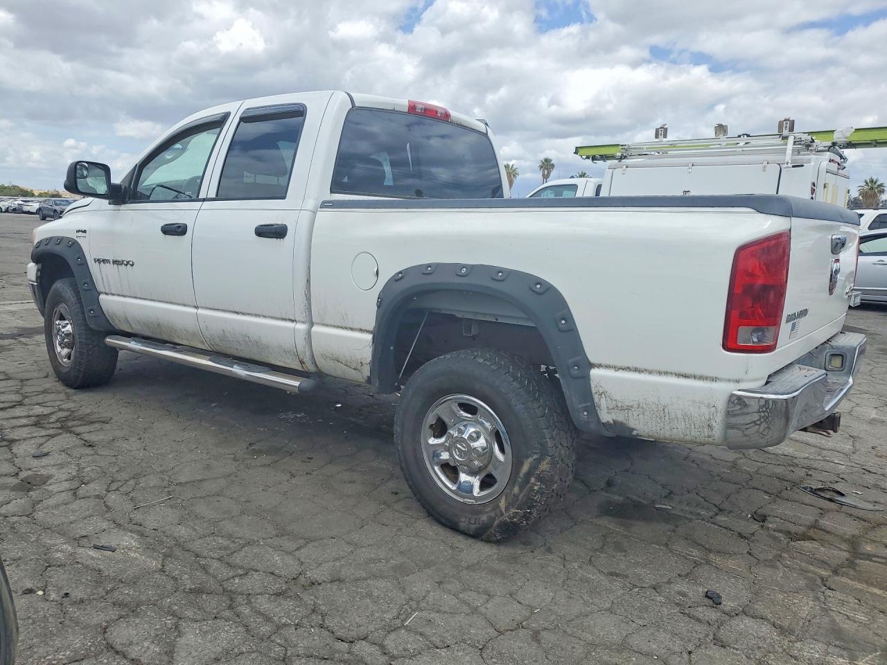 2006 Dodge Ram 2500 St White vin: 1D7KS28D36J155771
