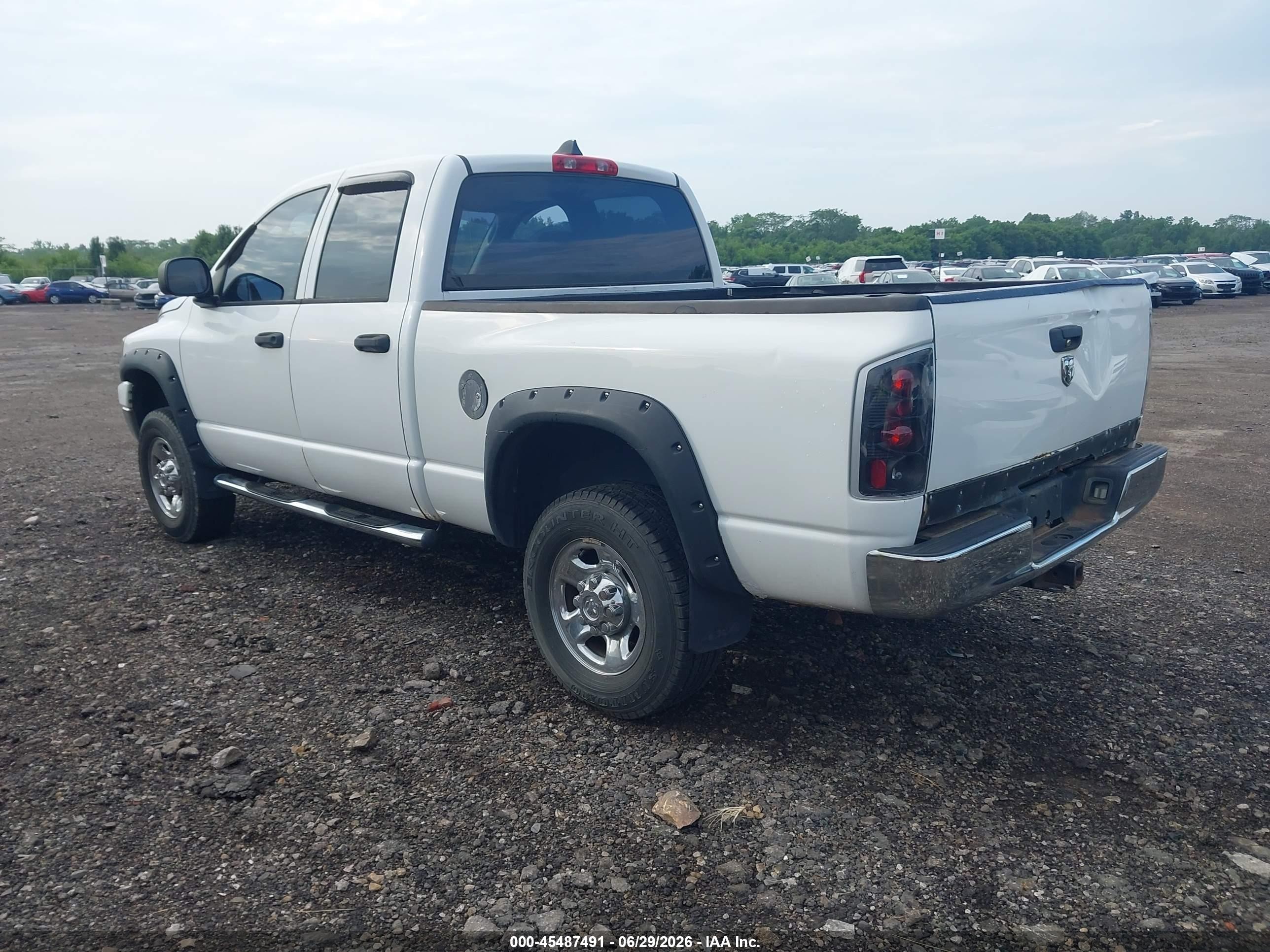2006 Dodge Ram 2500 Slt/trx4 Off Road/sport/power Wagon Белый vin: 1D7KS28D46J182980