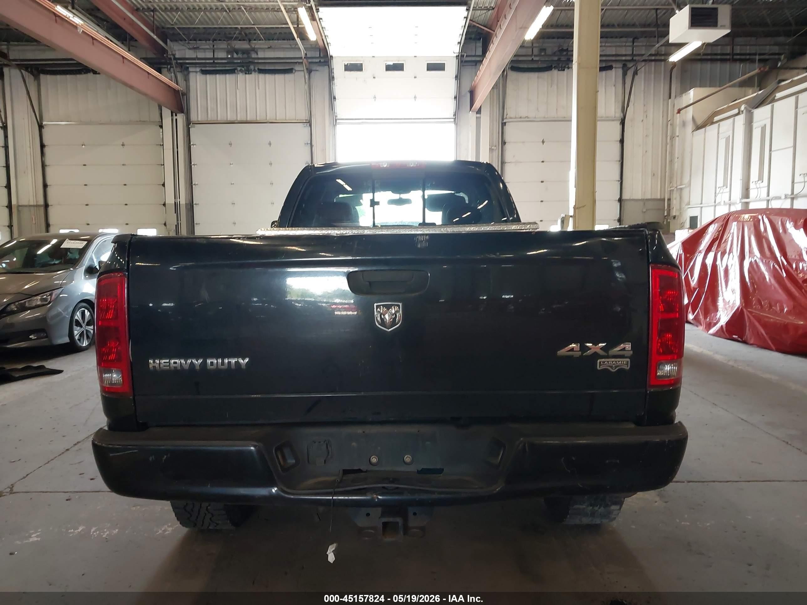 2005 Dodge Ram 2500 Slt/laramie Black vin: 1D7KS28D55J584747