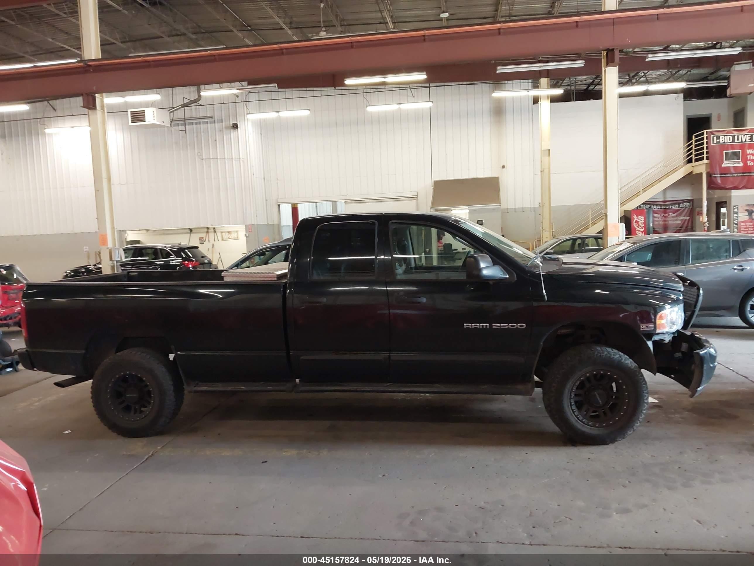 2005 Dodge Ram 2500 Slt/laramie Black vin: 1D7KS28D55J584747