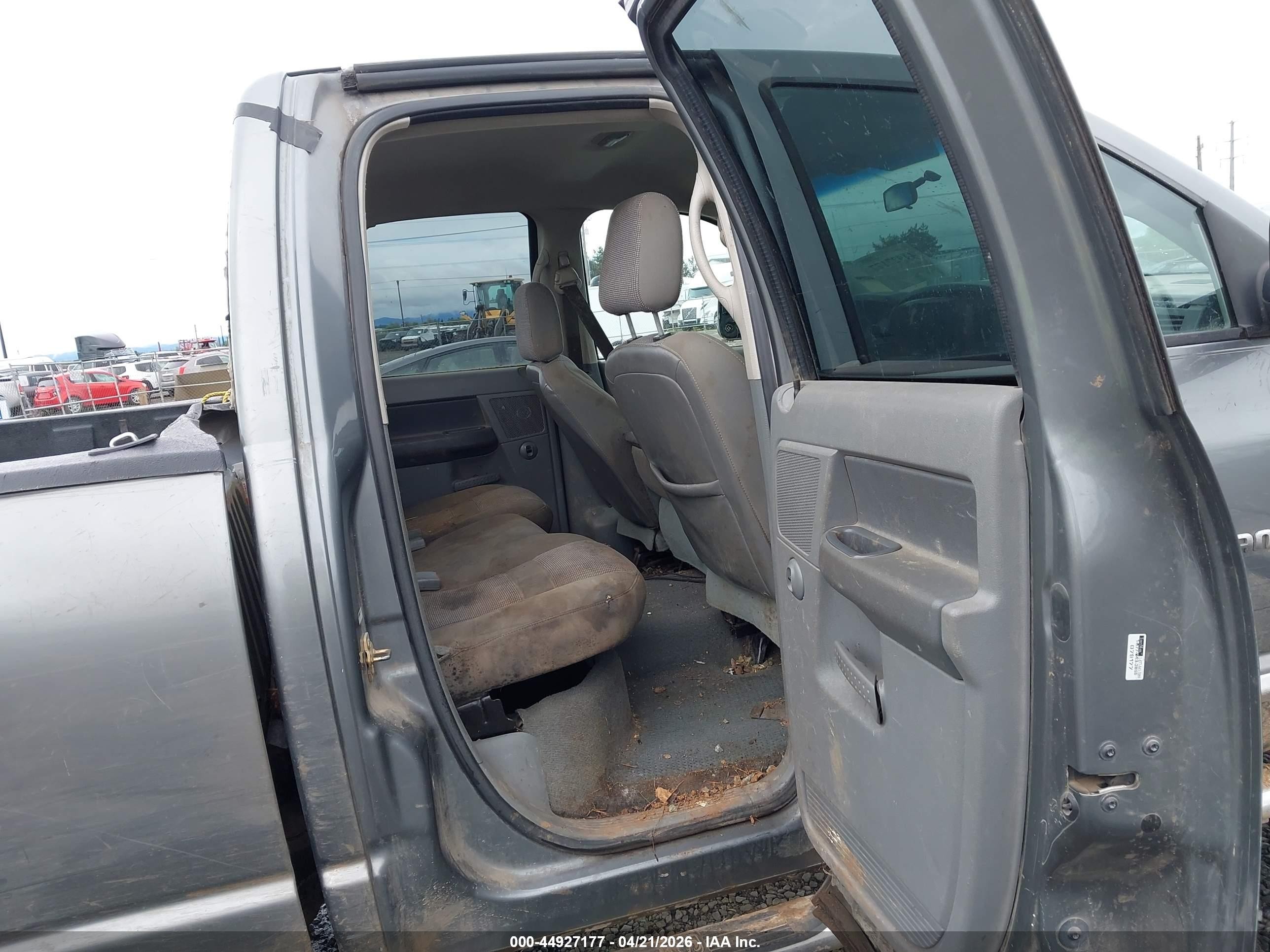 2006 Dodge Ram 2500 Slt/trx4 Off Road/sport/power Wagon Gray vin: 1D7KS28D76J222081