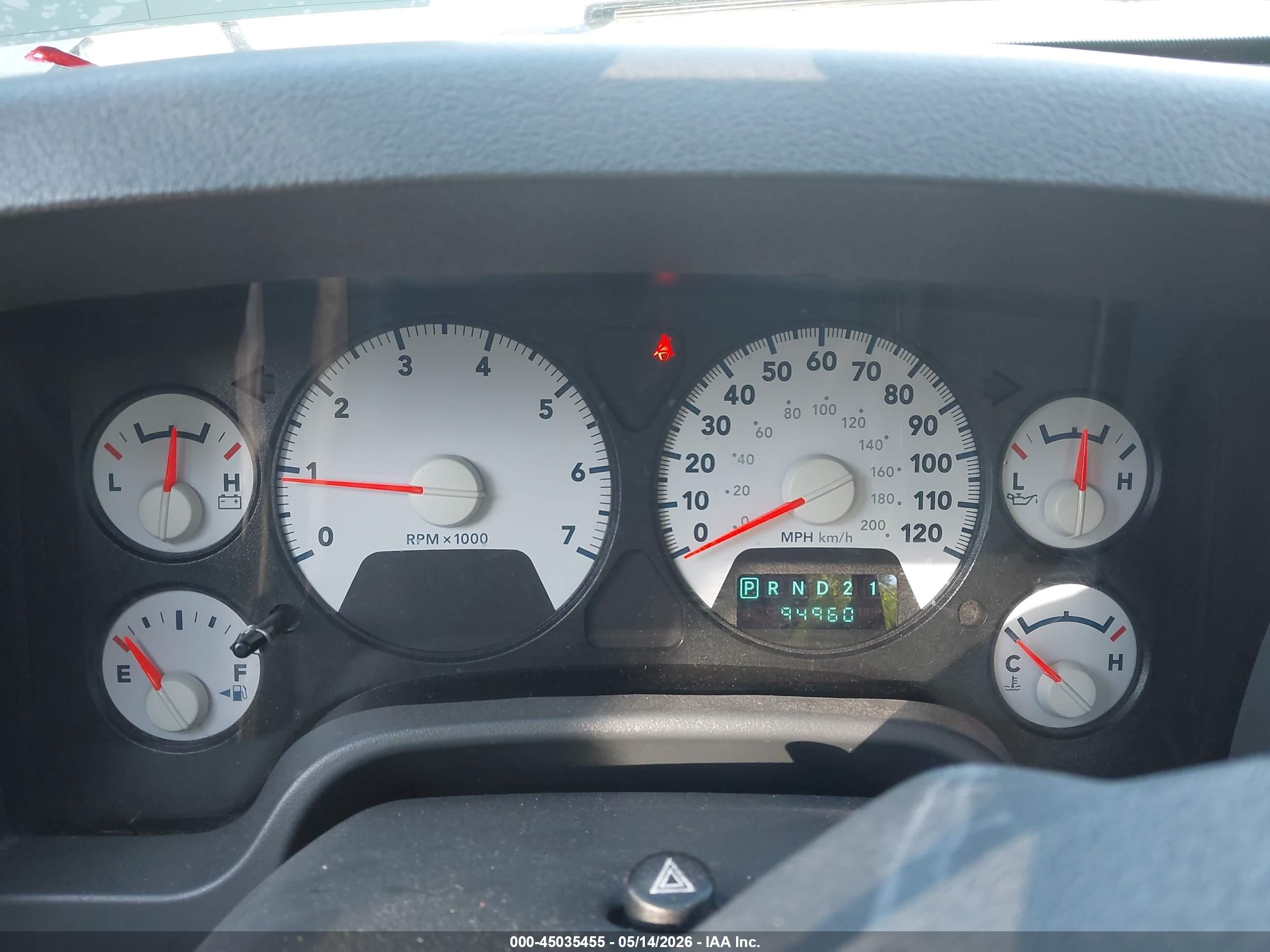 2007 Dodge Ram 2500 Slt/trx4 Off Road/sport/power Wagon Gray vin: 1D7KS28D77J504531