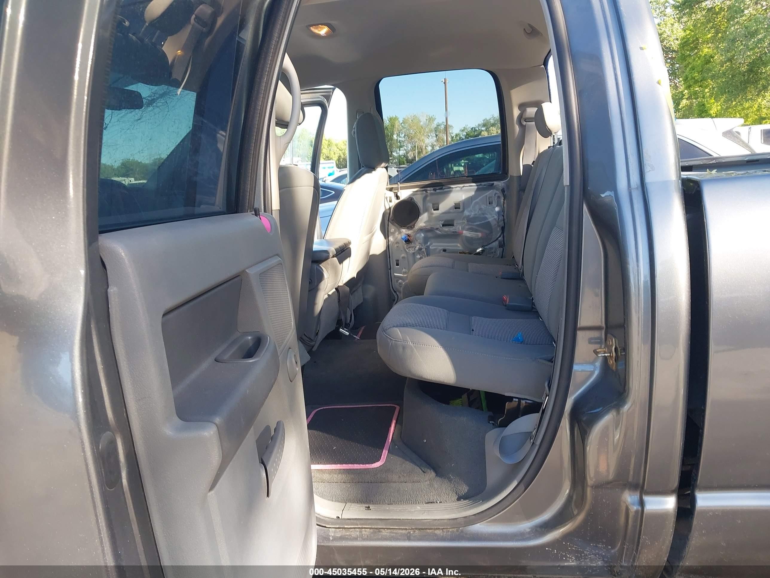 2007 Dodge Ram 2500 Slt/trx4 Off Road/sport/power Wagon Gray vin: 1D7KS28D77J504531