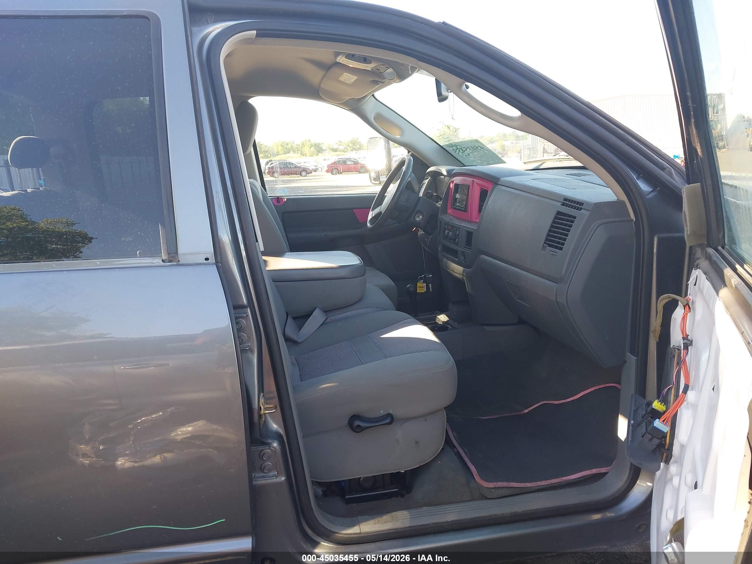 2007 Dodge Ram 2500 Slt/trx4 Off Road/sport/power Wagon Gray vin: 1D7KS28D77J504531