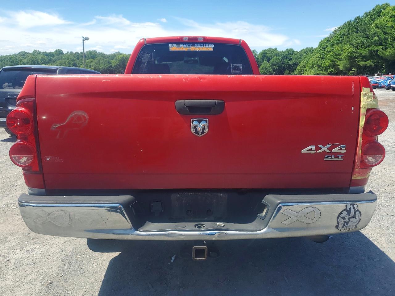 2007 Dodge Ram 2500 St Red vin: 1D7KS28D87J514825