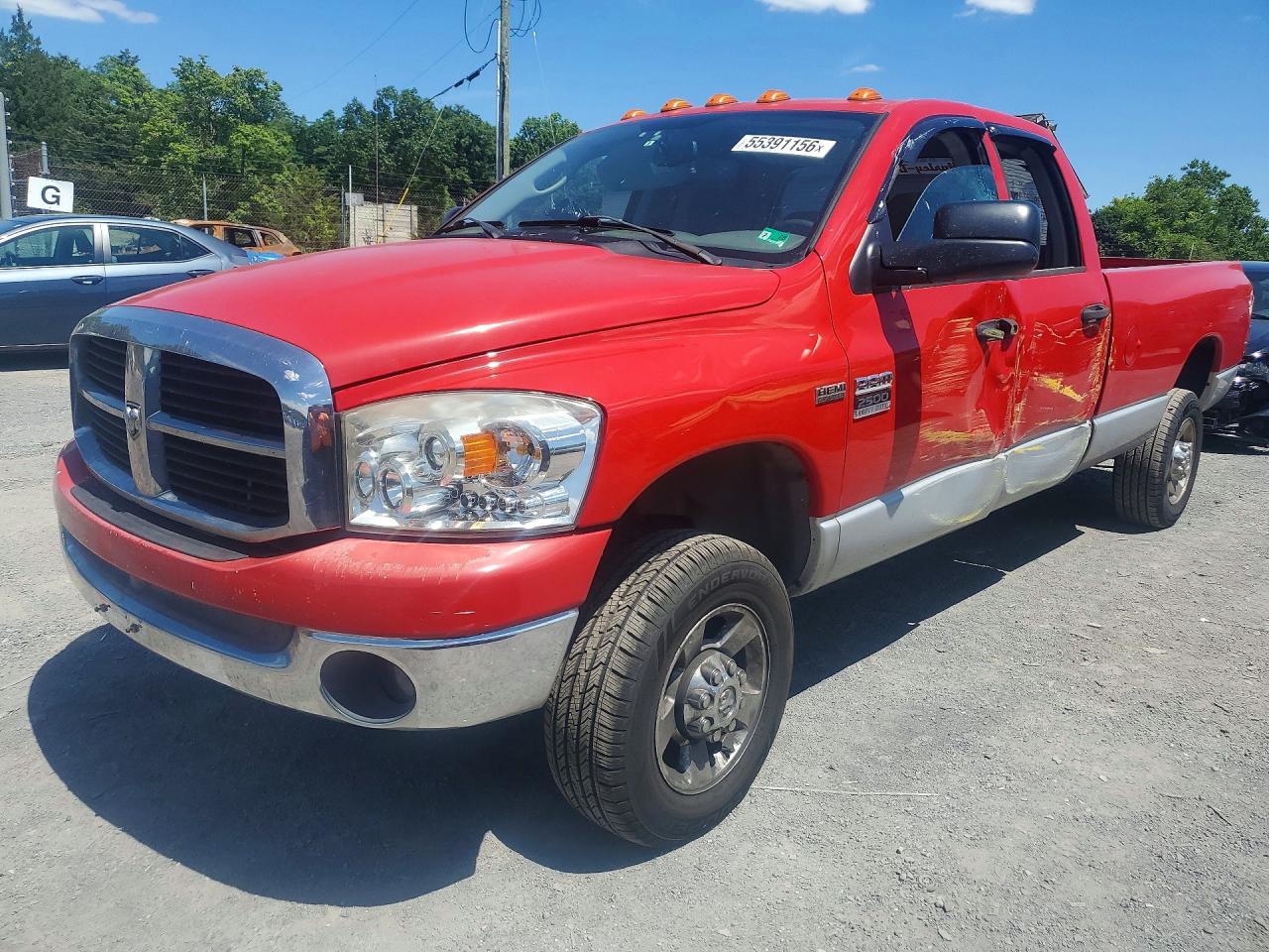 2007 Dodge Ram 2500 St Red vin: 1D7KS28D87J514825