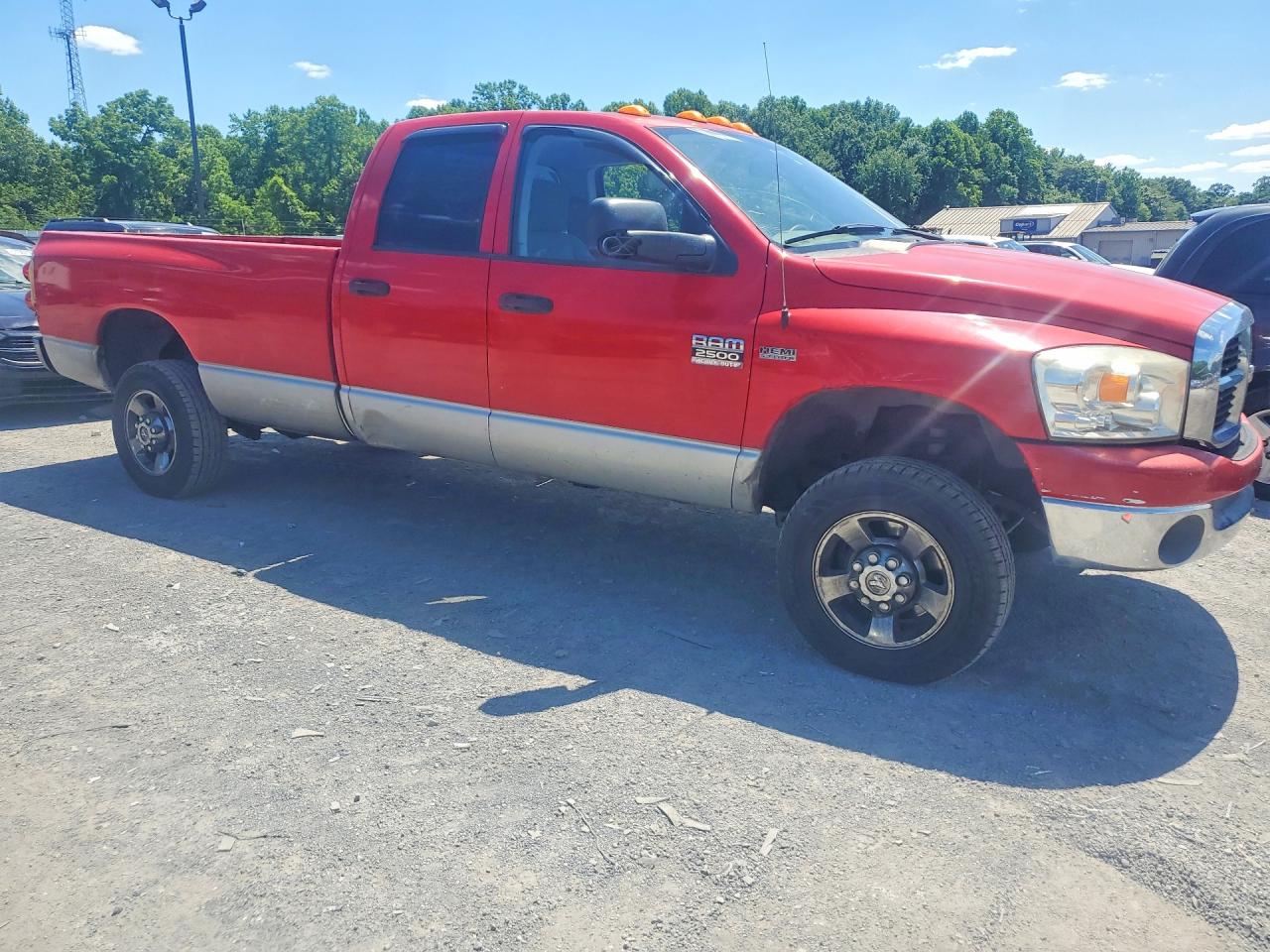 2007 Dodge Ram 2500 St Red vin: 1D7KS28D87J514825