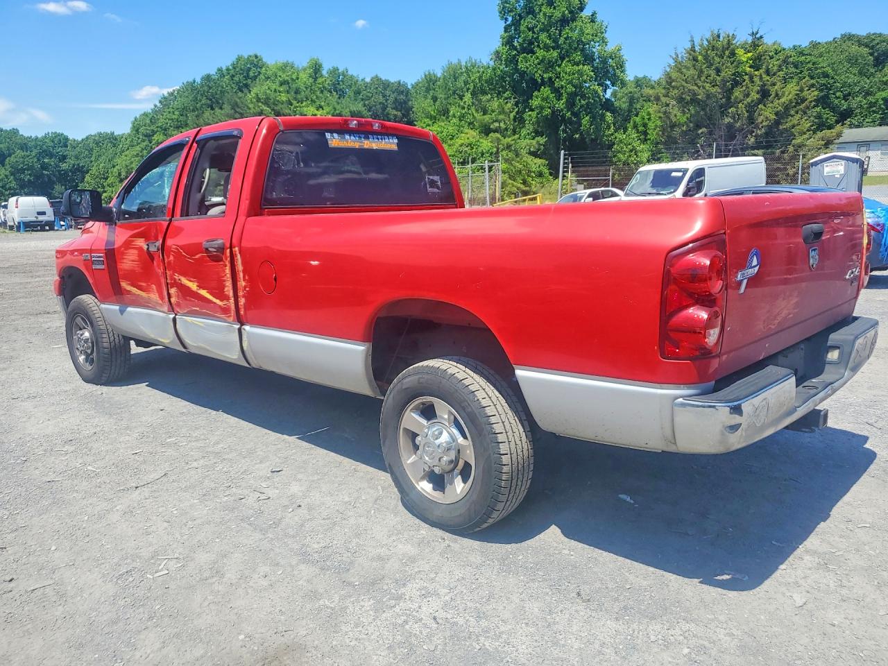 2007 Dodge Ram 2500 St Red vin: 1D7KS28D87J514825