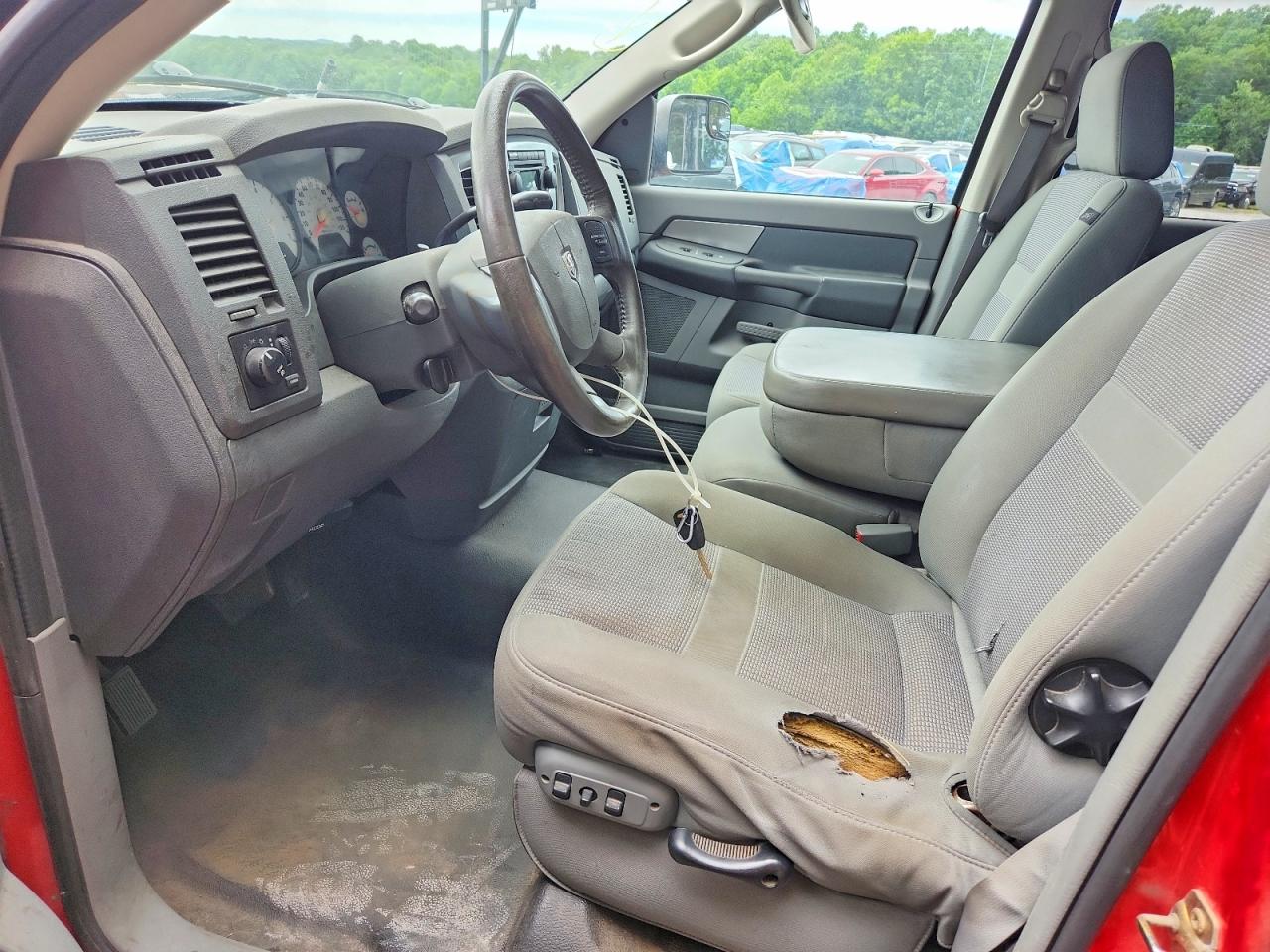 2007 Dodge Ram 2500 St Red vin: 1D7KS28D87J514825