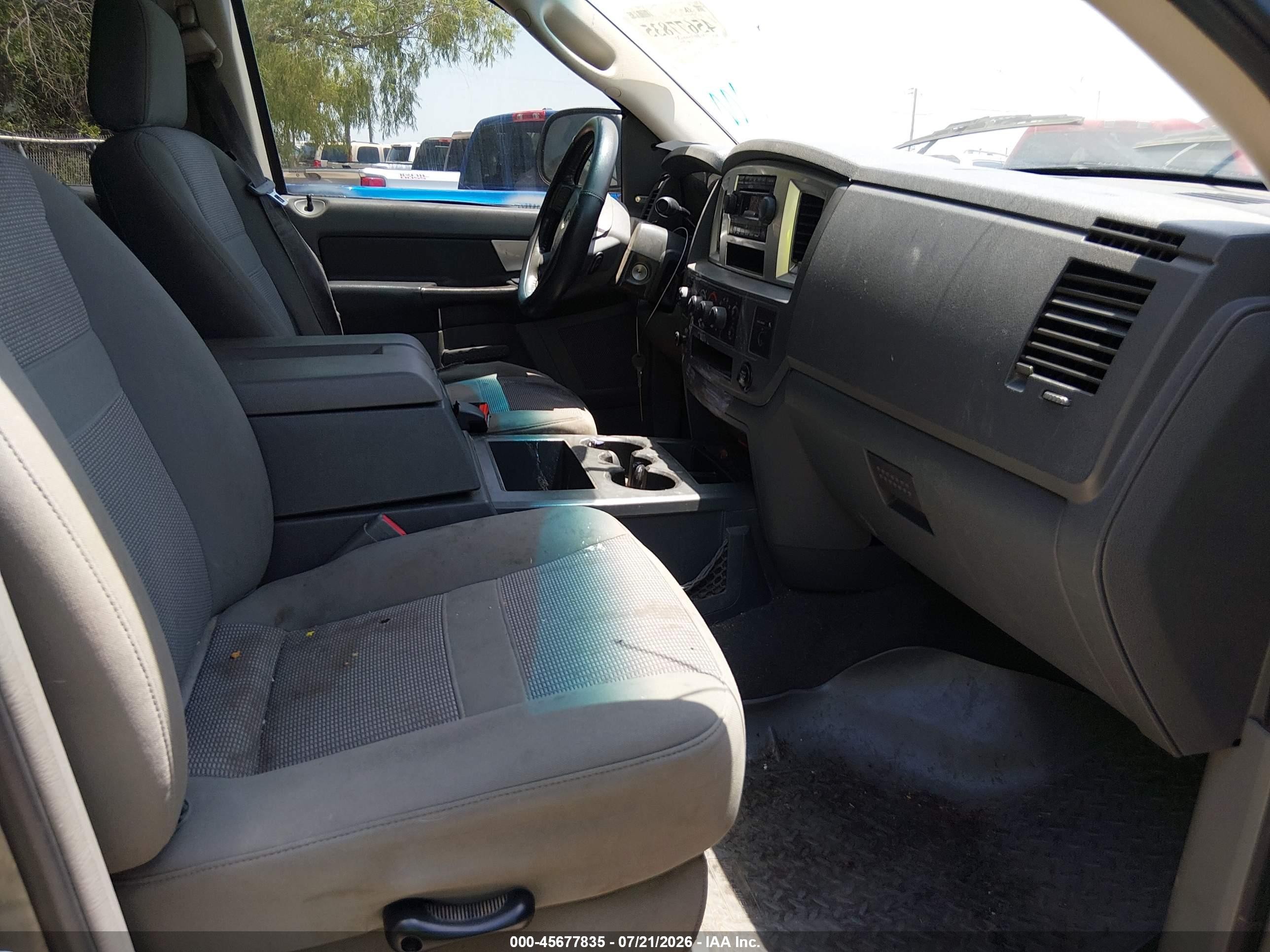2007 Dodge Ram 2500 Slt/trx4 Off Road/sport/power Wagon Gray vin: 1D7KS28D87J527686