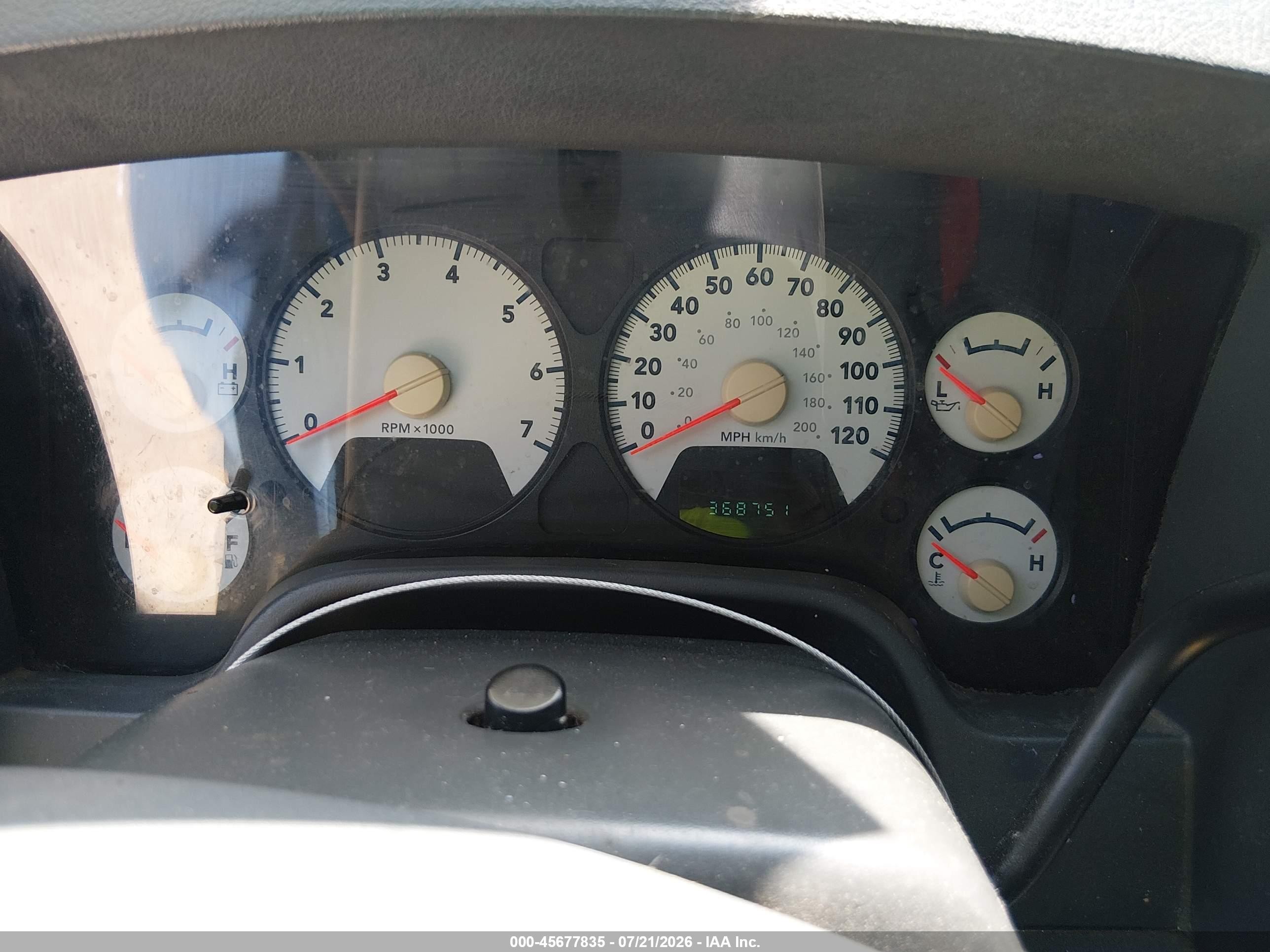 2007 Dodge Ram 2500 Slt/trx4 Off Road/sport/power Wagon Gray vin: 1D7KS28D87J527686