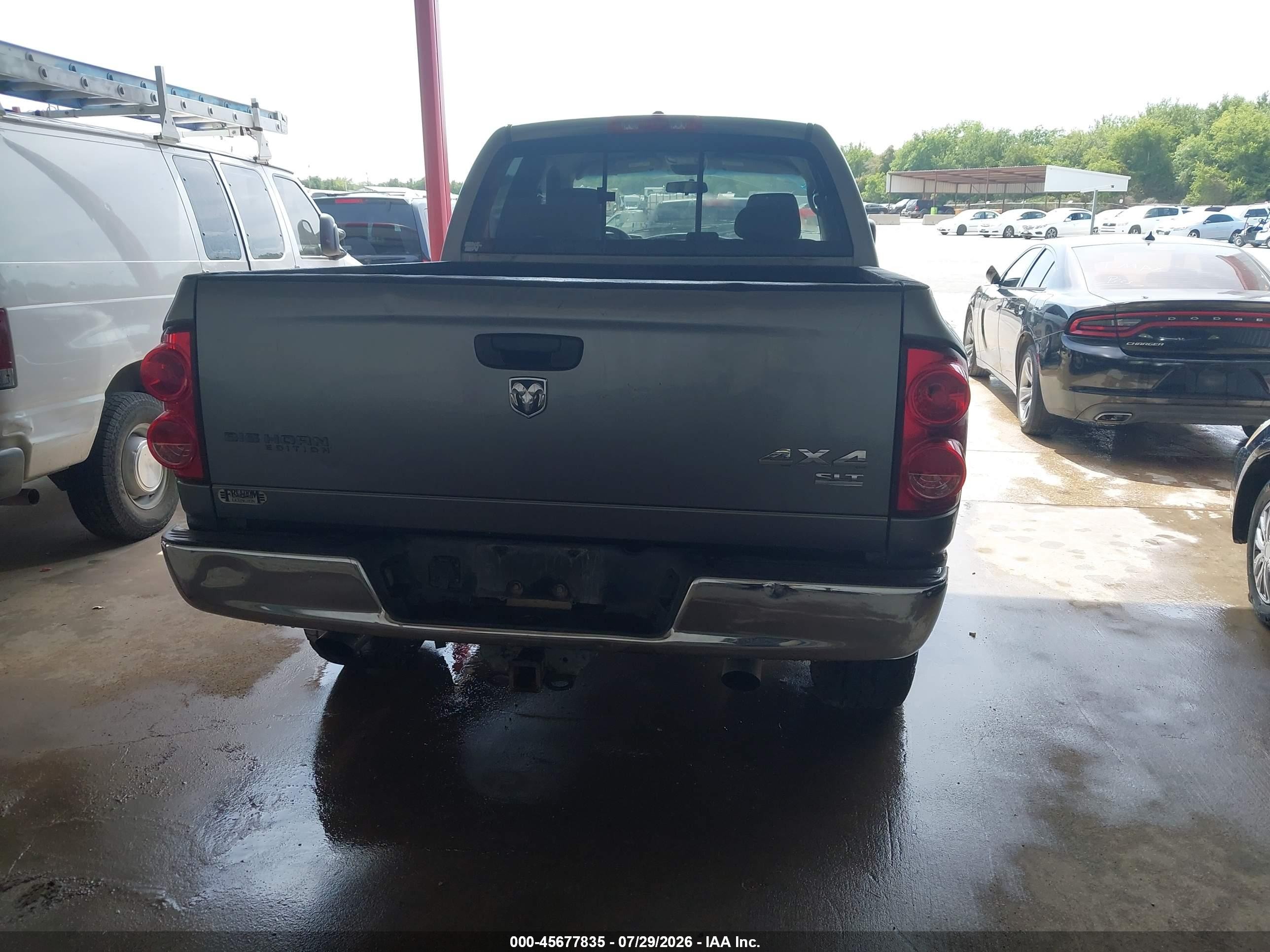 2007 Dodge Ram 2500 Slt/trx4 Off Road/sport/power Wagon Gray vin: 1D7KS28D87J527686