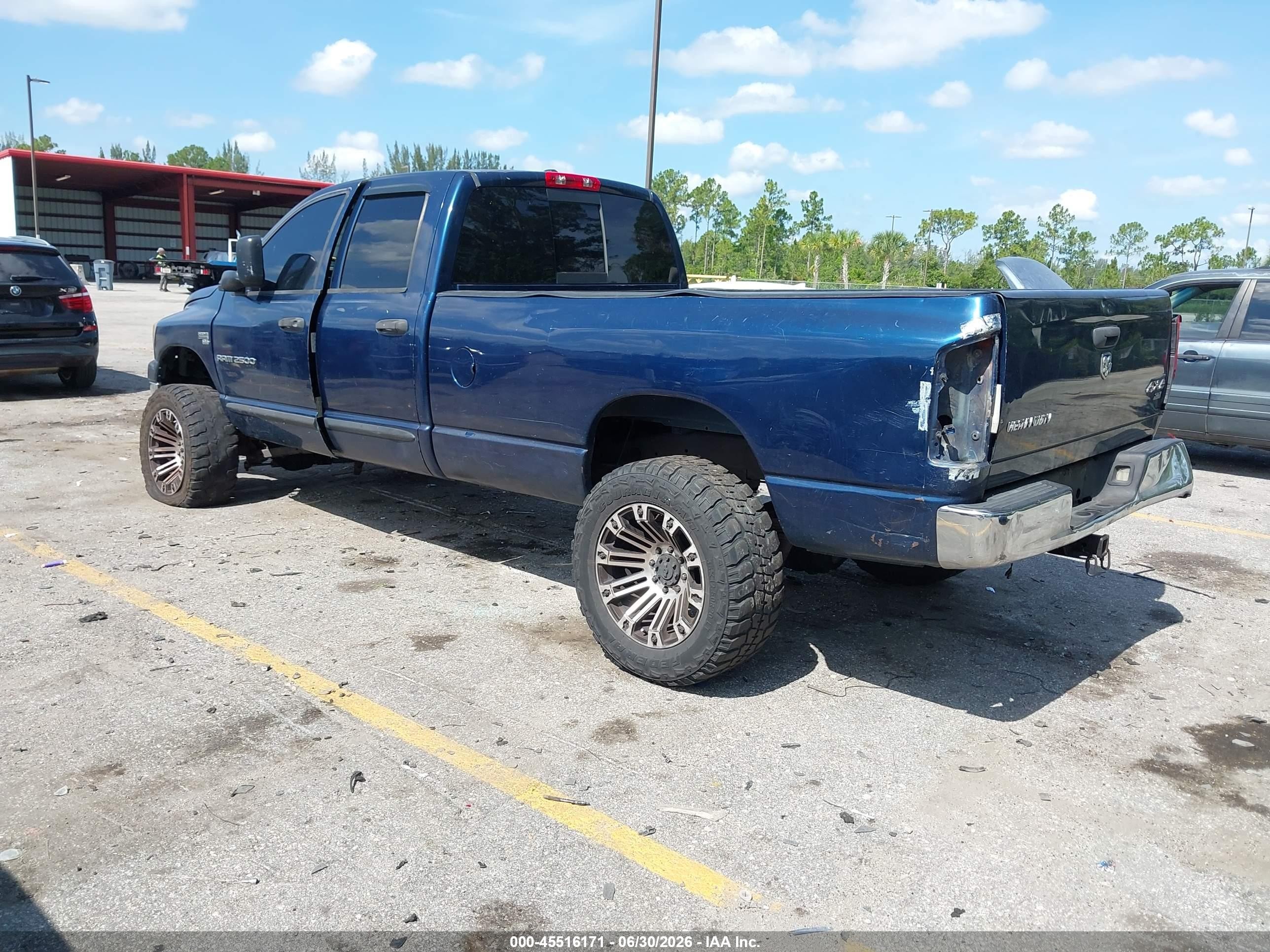 2006 Dodge Ram 2500 Slt/sport Blue vin: 1D7KS28D96J173174