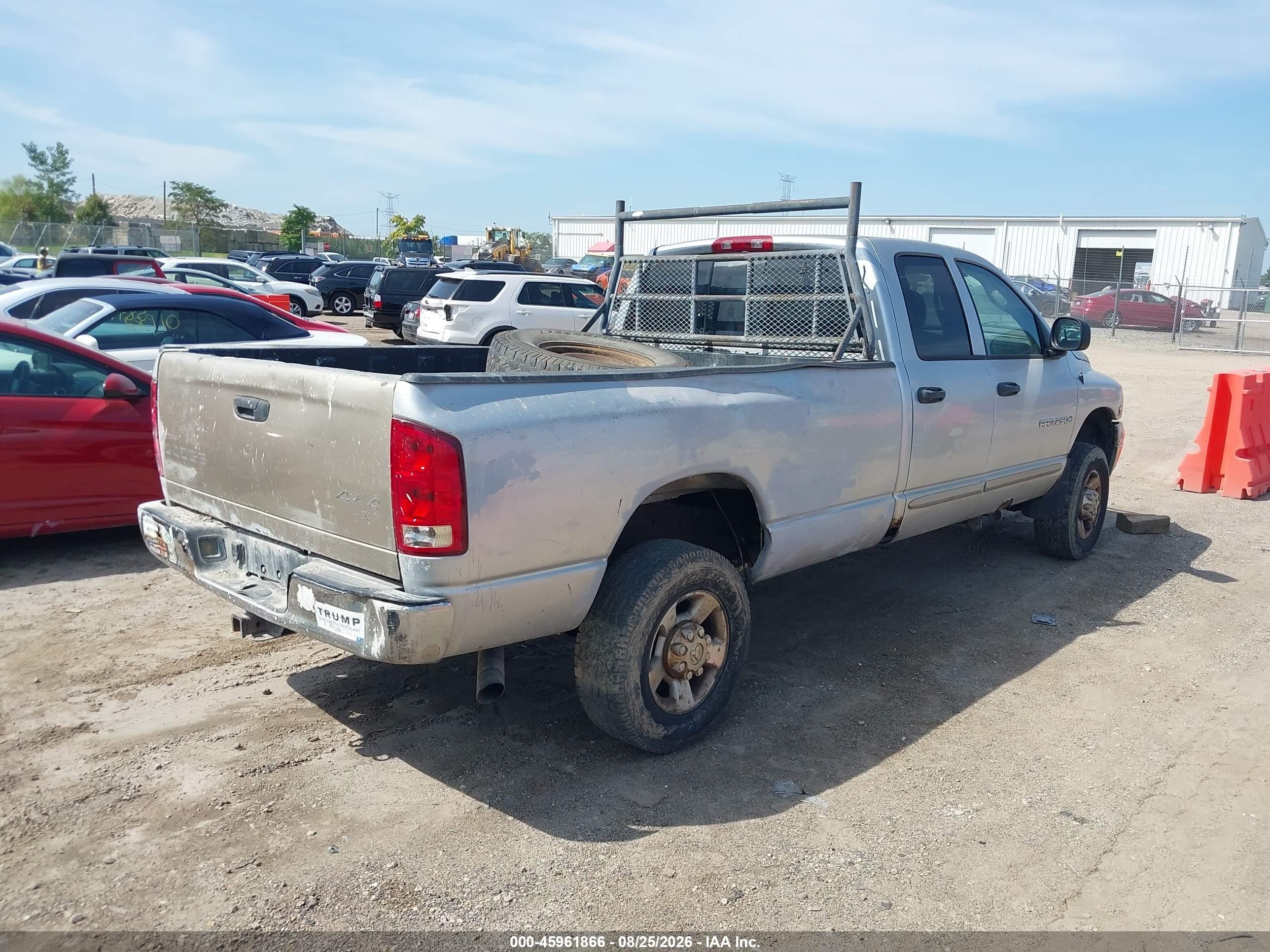 2003 Dodge Ram 2500 Slt/laramie/st Silver vin: 1D7KU28673J565500
