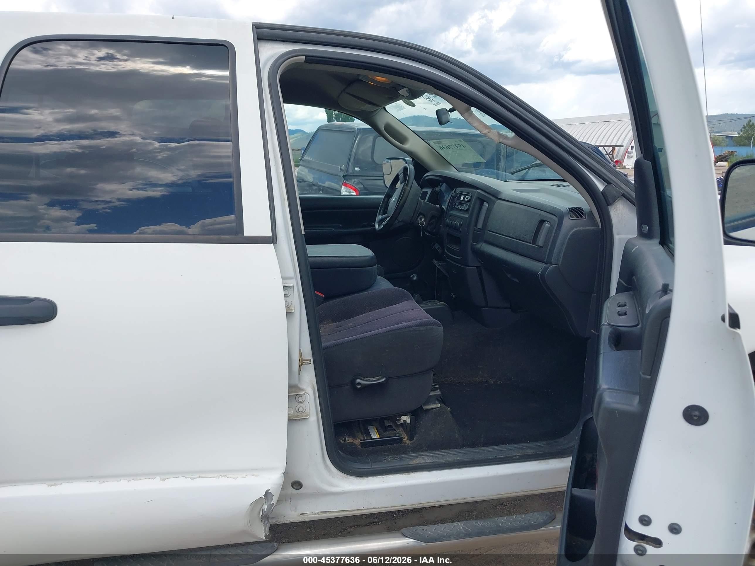 2004 Dodge Ram 2500 Slt/laramie Белый vin: 1D7KU28D14J255956