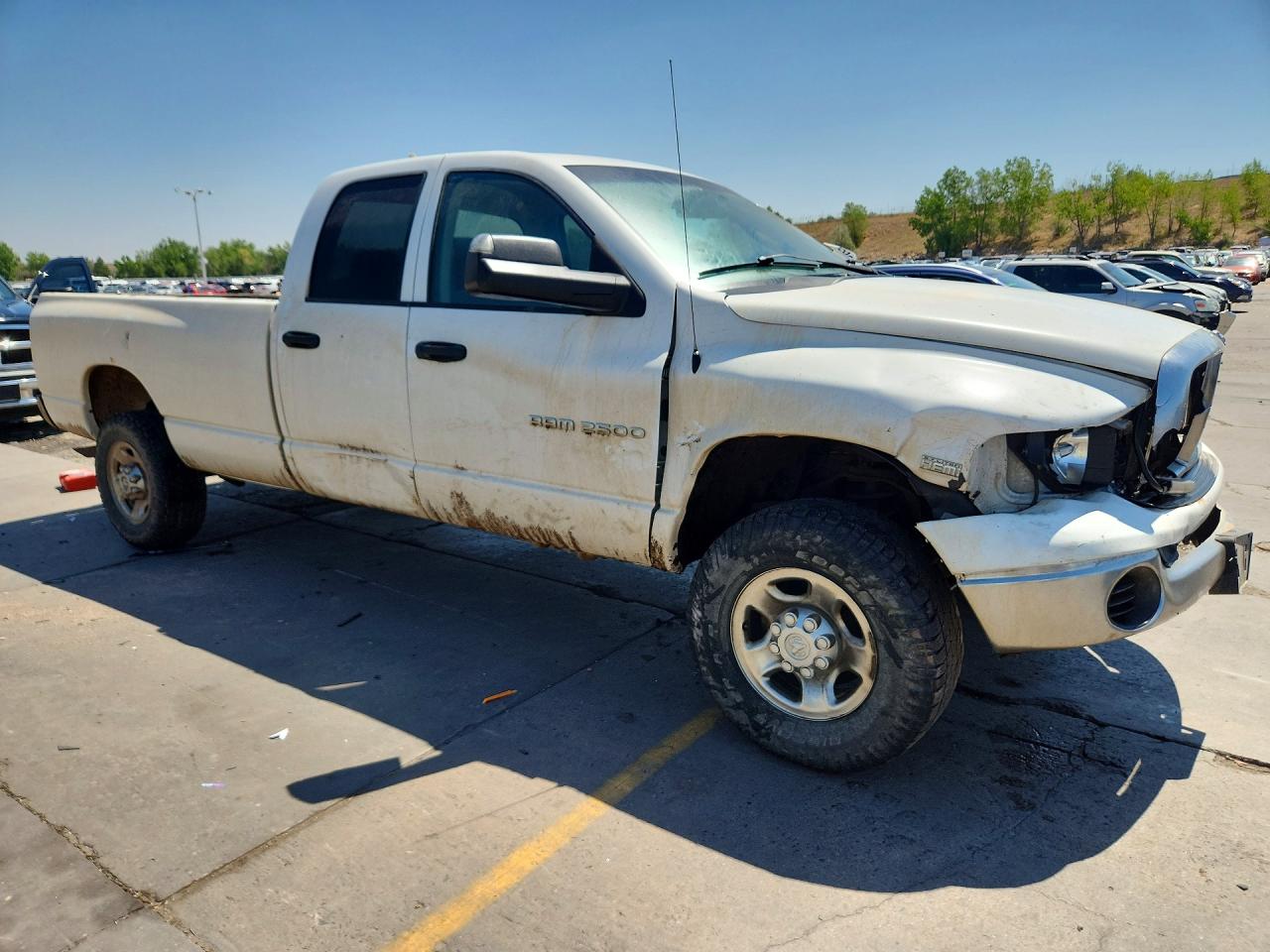 2004 Dodge Ram 2500 St White vin: 1D7KU28D14J295017