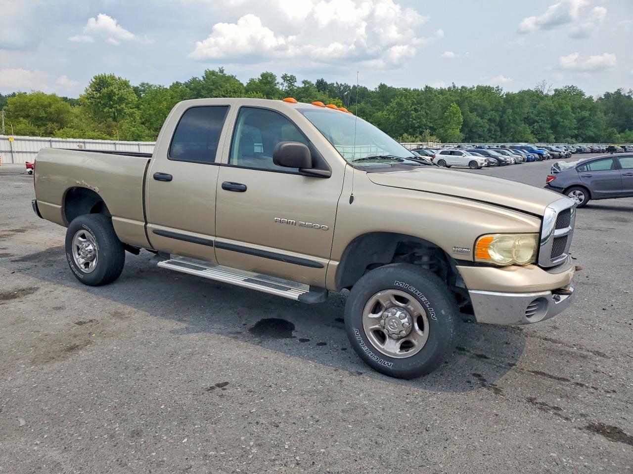2003 Dodge Ram 2500 St/slt Tan vin: 1D7KU28D43J580146