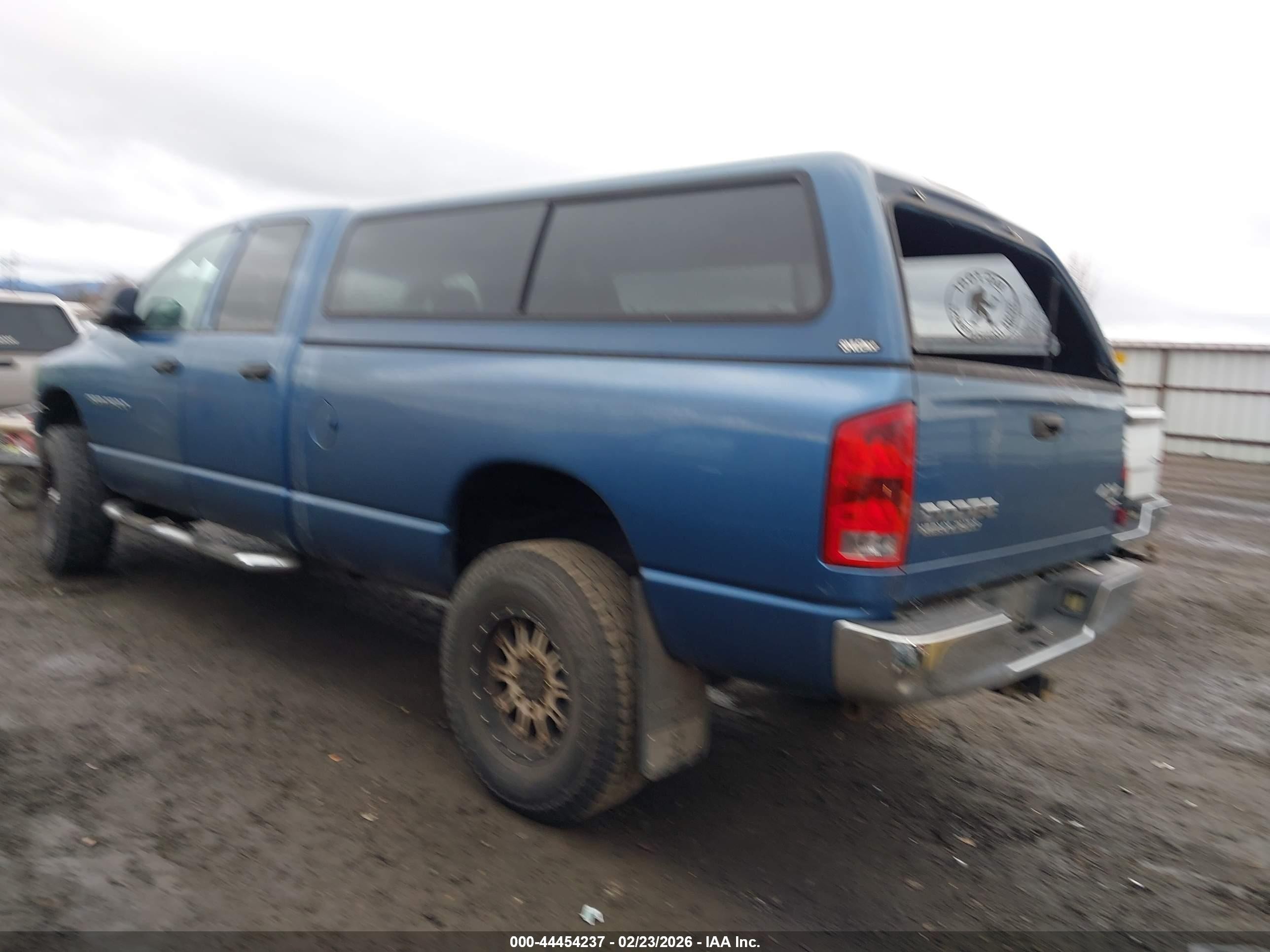 2003 Dodge Ram 2500 Slt/laramie/st Синий vin: 1D7KU28D83J640087