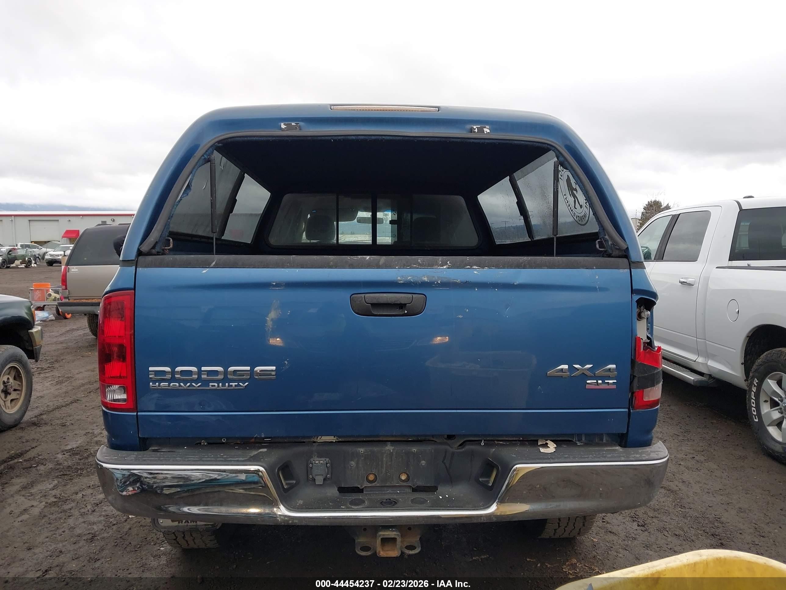 2003 Dodge Ram 2500 Slt/laramie/st Синий vin: 1D7KU28D83J640087