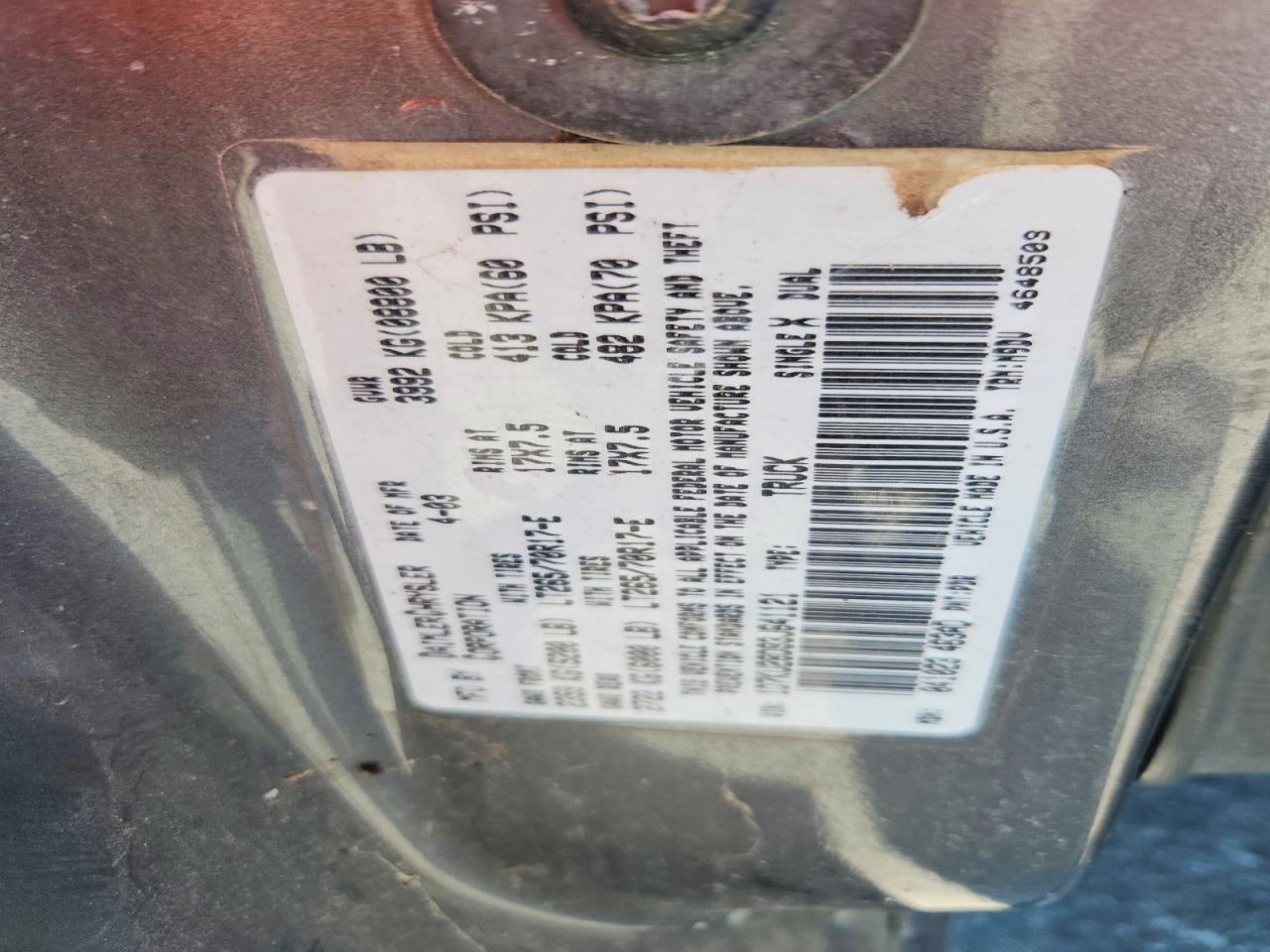 2003 Dodge Ram 2500 St/slt Gray vin: 1D7KU28D93J641121