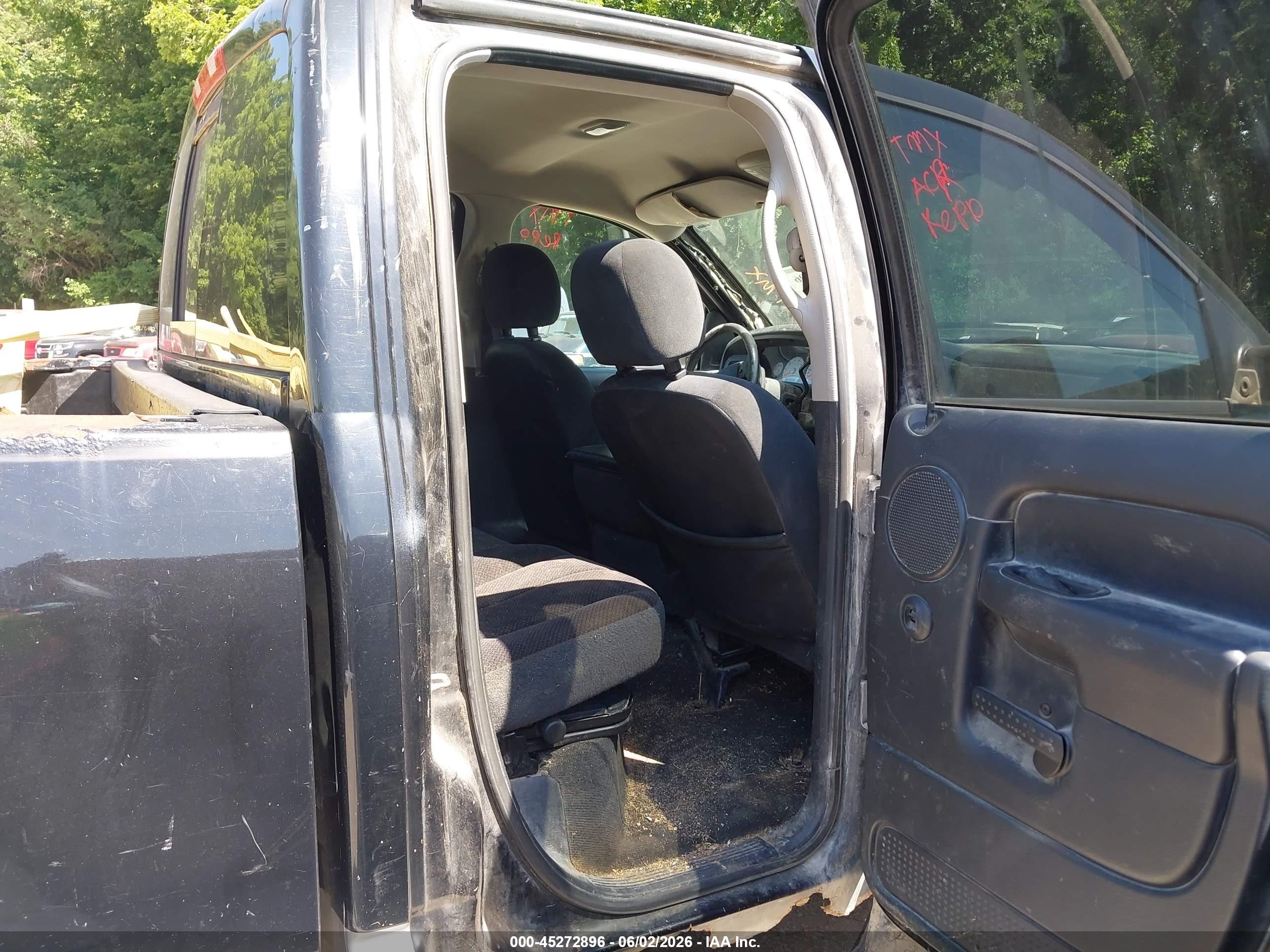 2004 Dodge Ram 2500 Slt/laramie Black vin: 1D7KU28DX4J269967
