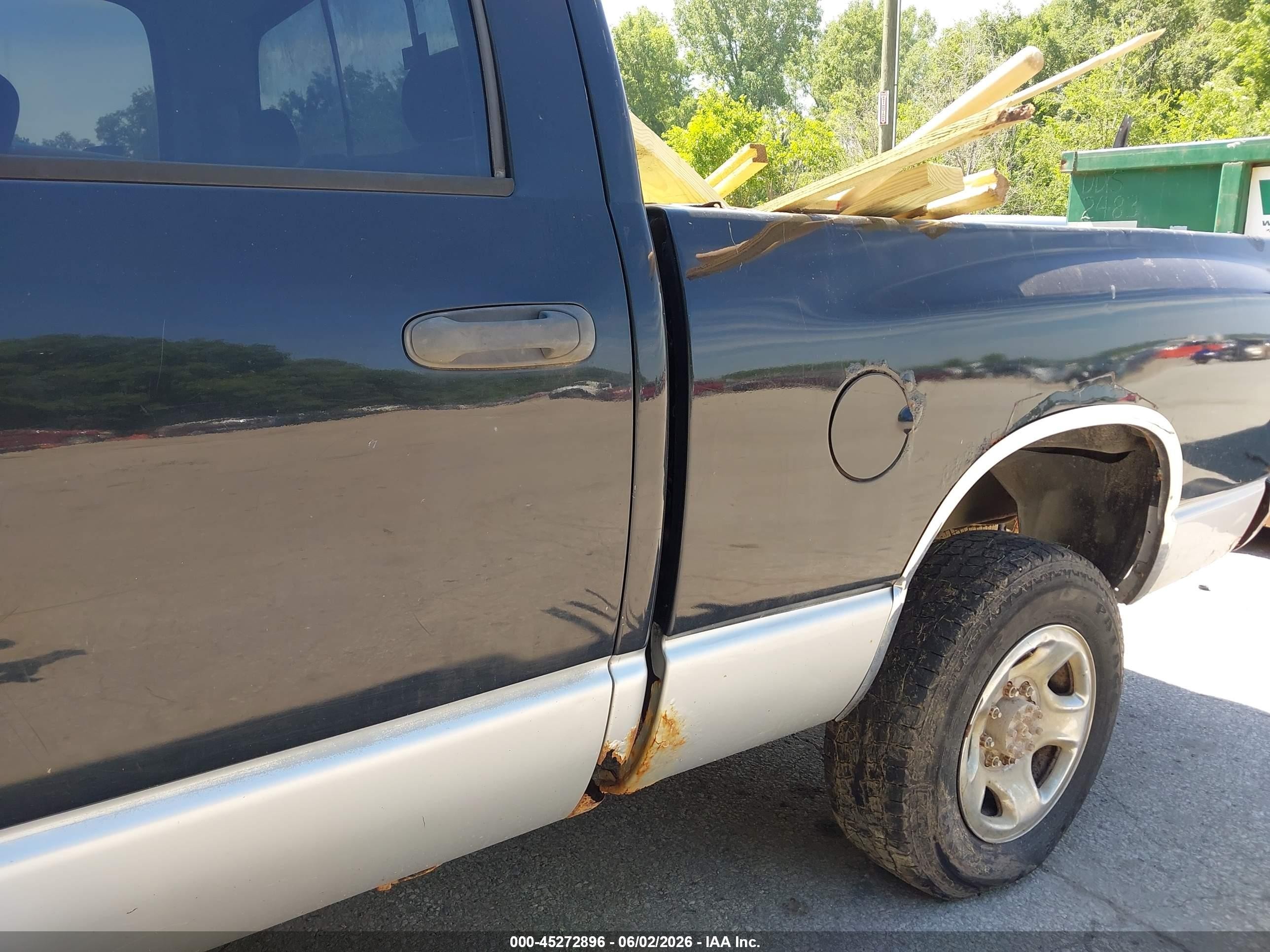 2004 Dodge Ram 2500 Slt/laramie Black vin: 1D7KU28DX4J269967