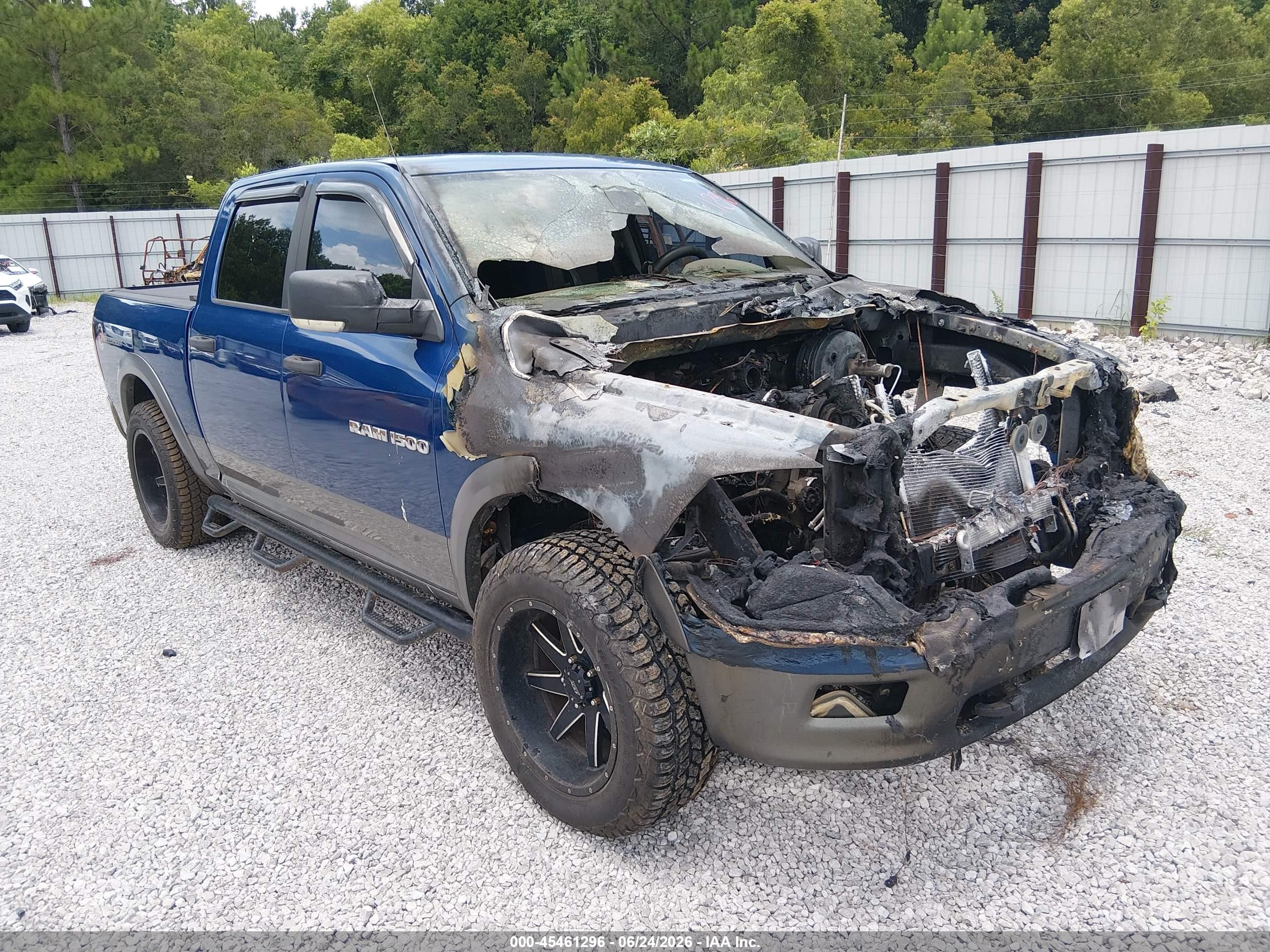 2011 Ram 1500 Outdoorsman Синий vin: 1D7RB1CP0BS553485