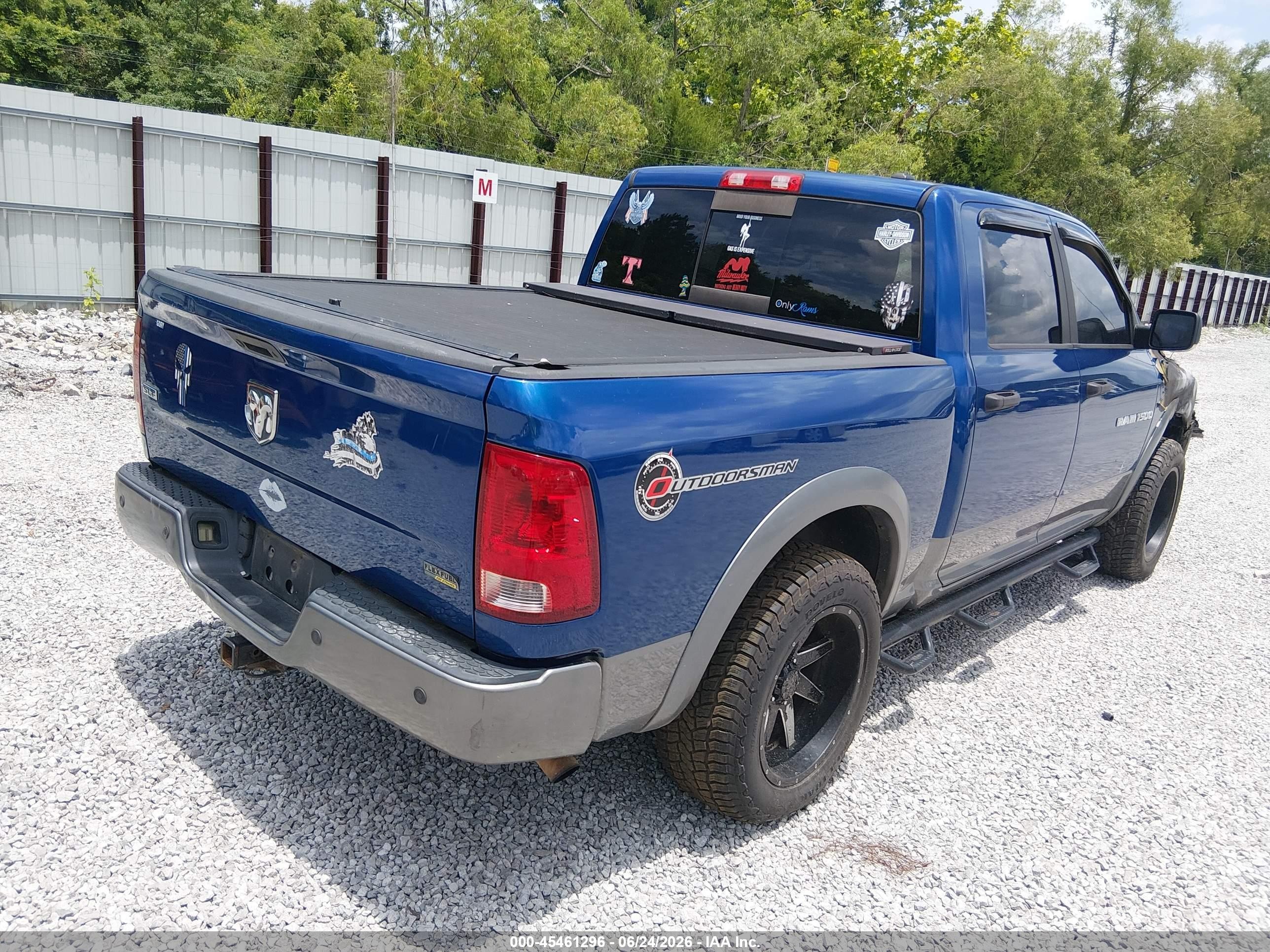 2011 Ram 1500 Outdoorsman Blue vin: 1D7RB1CP0BS553485