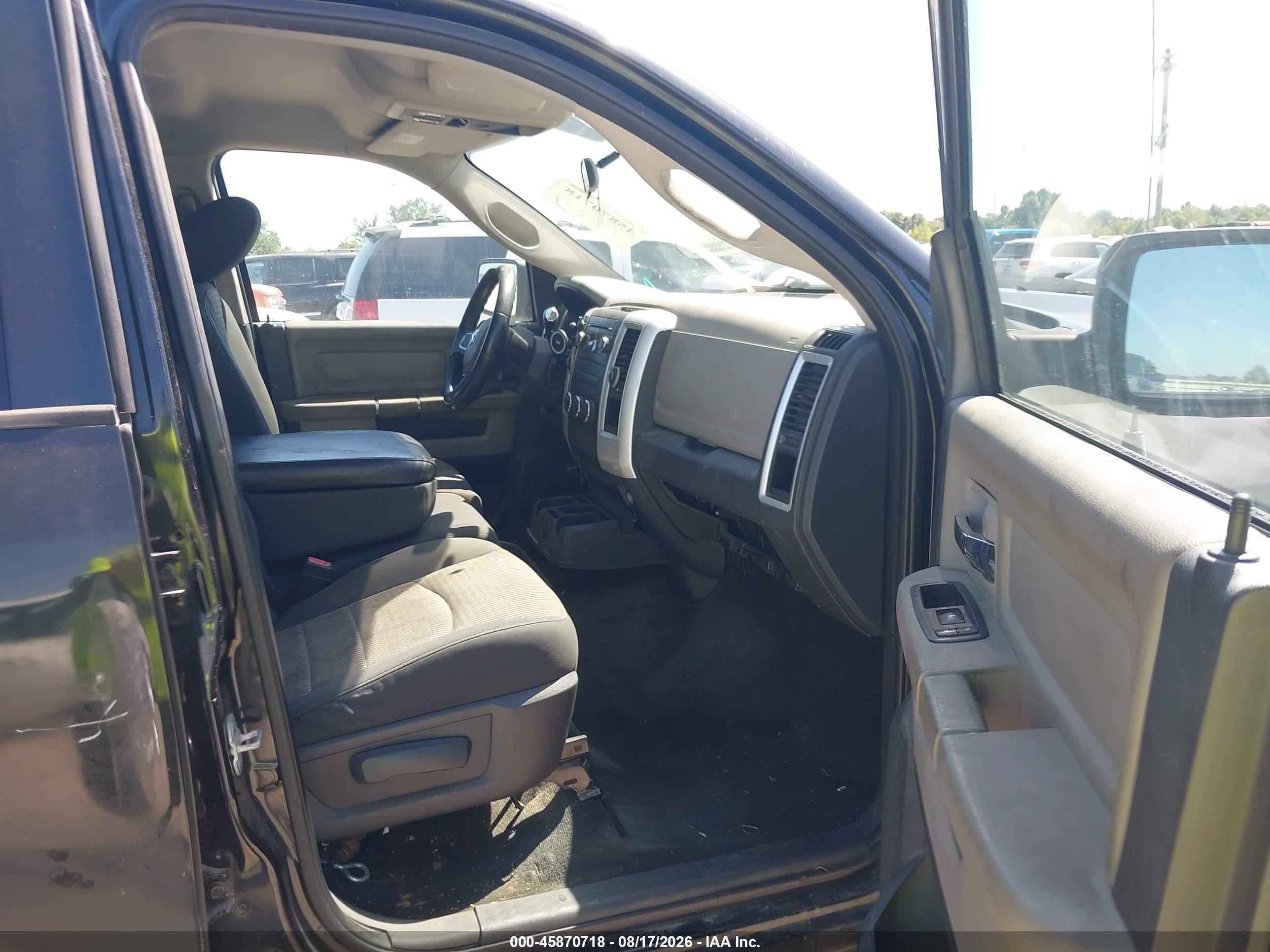 2011 Ram Ram 1500 Slt Черный vin: 1D7RB1CP0BS624118