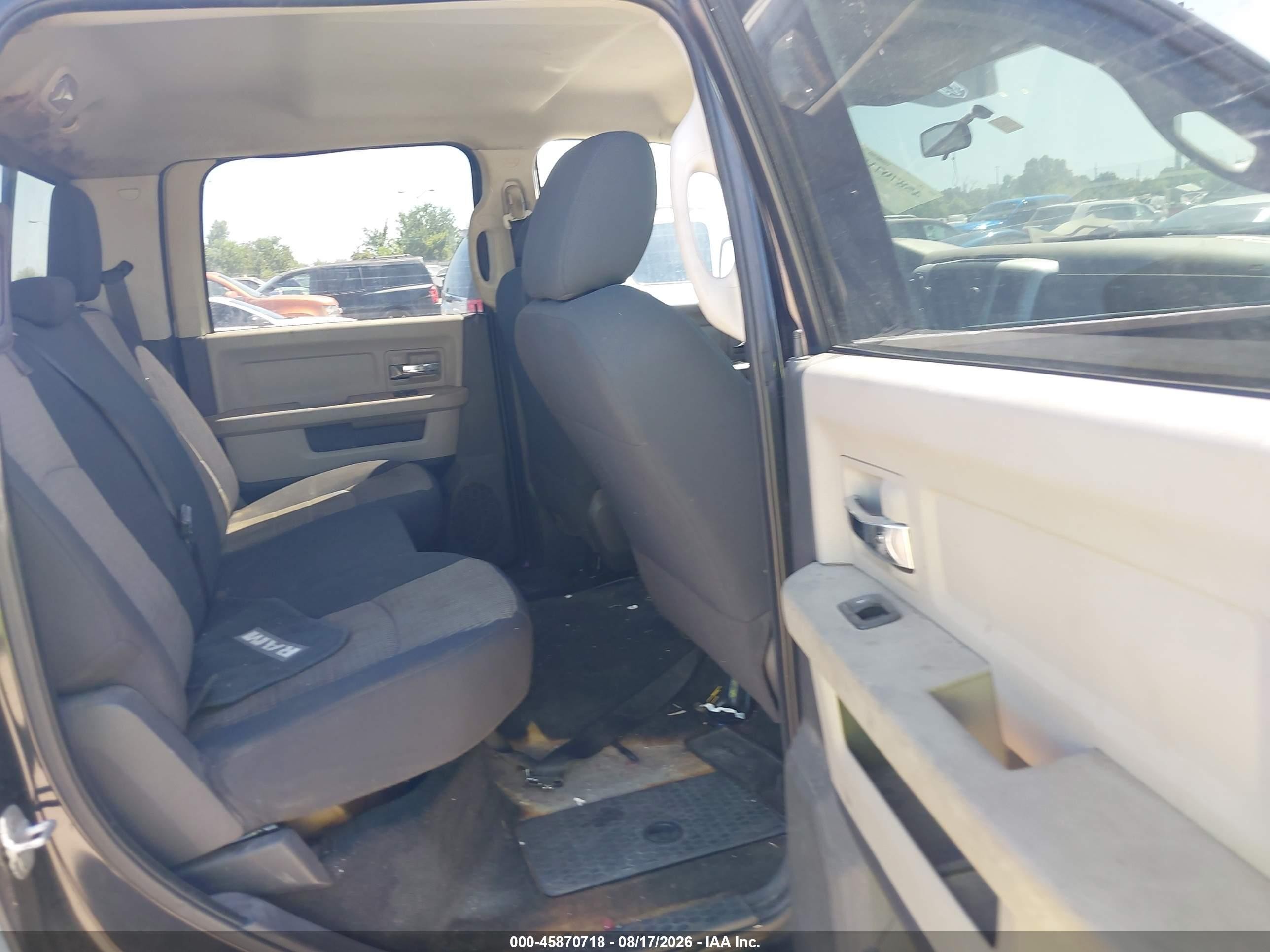 2011 Ram Ram 1500 Slt Черный vin: 1D7RB1CP0BS624118