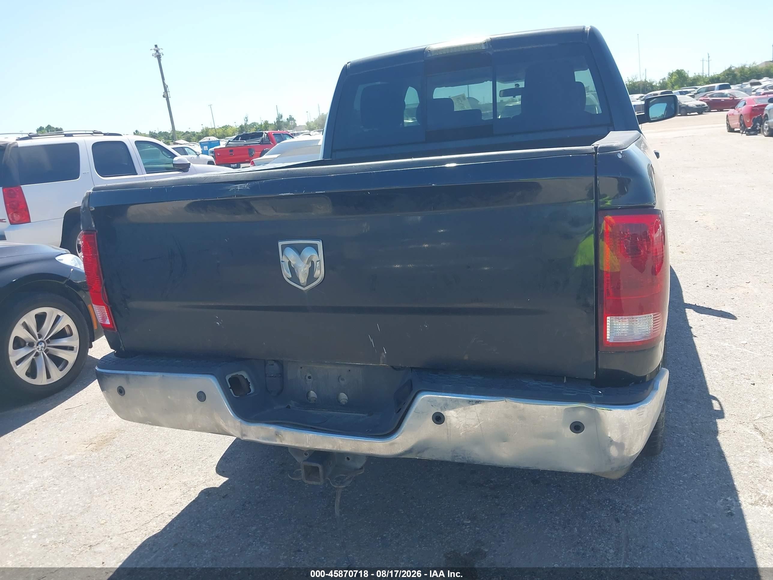 2011 Ram Ram 1500 Slt Черный vin: 1D7RB1CP0BS624118