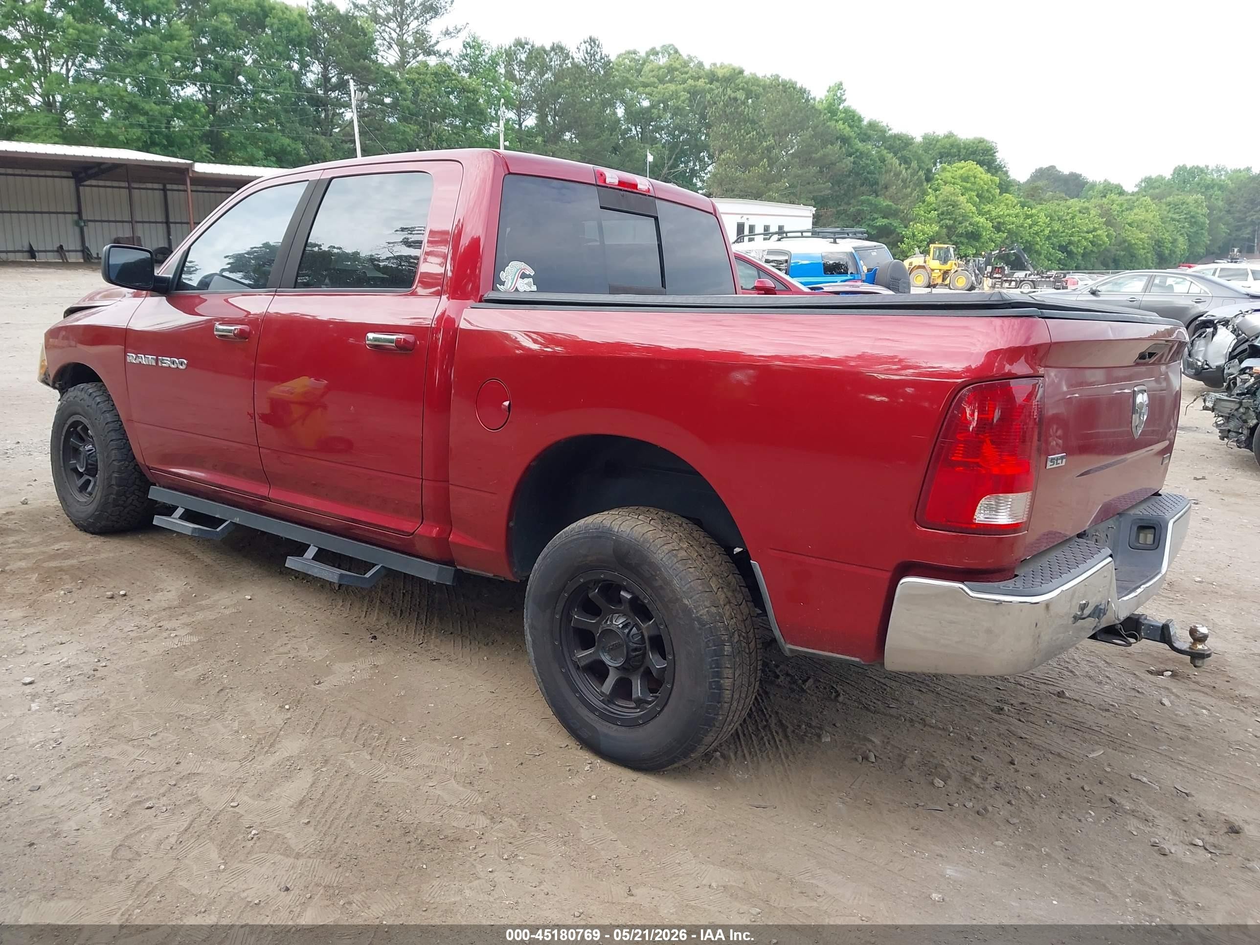 2011 Ram Ram 1500 Slt Burgundy vin: 1D7RB1CP1BS636830