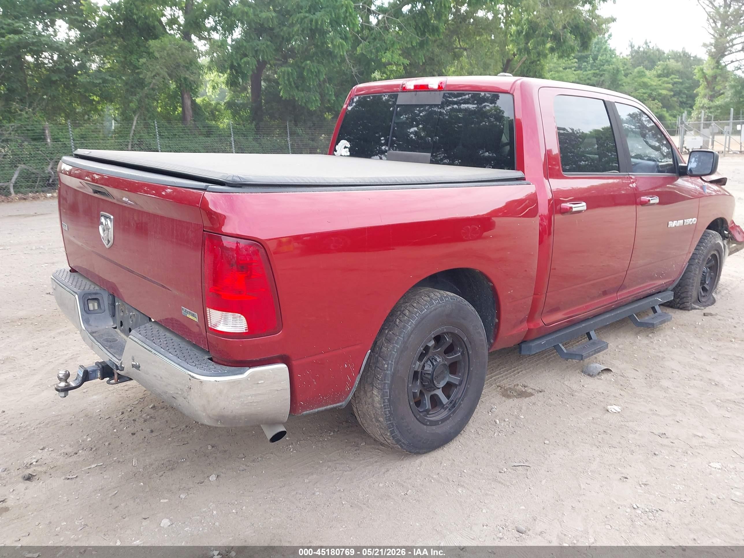 2011 Ram Ram 1500 Slt Burgundy vin: 1D7RB1CP1BS636830