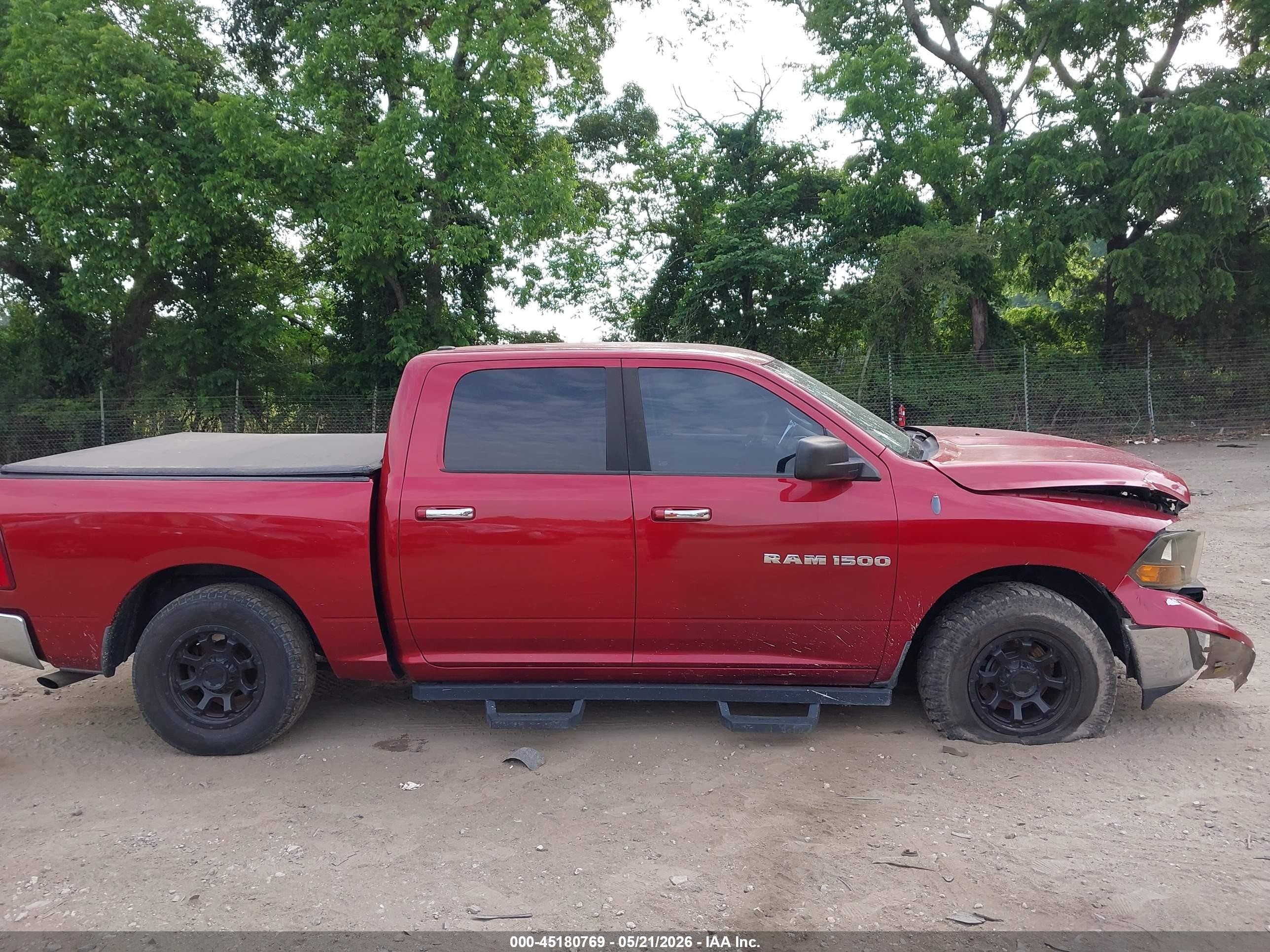 2011 Ram Ram 1500 Slt Burgundy vin: 1D7RB1CP1BS636830