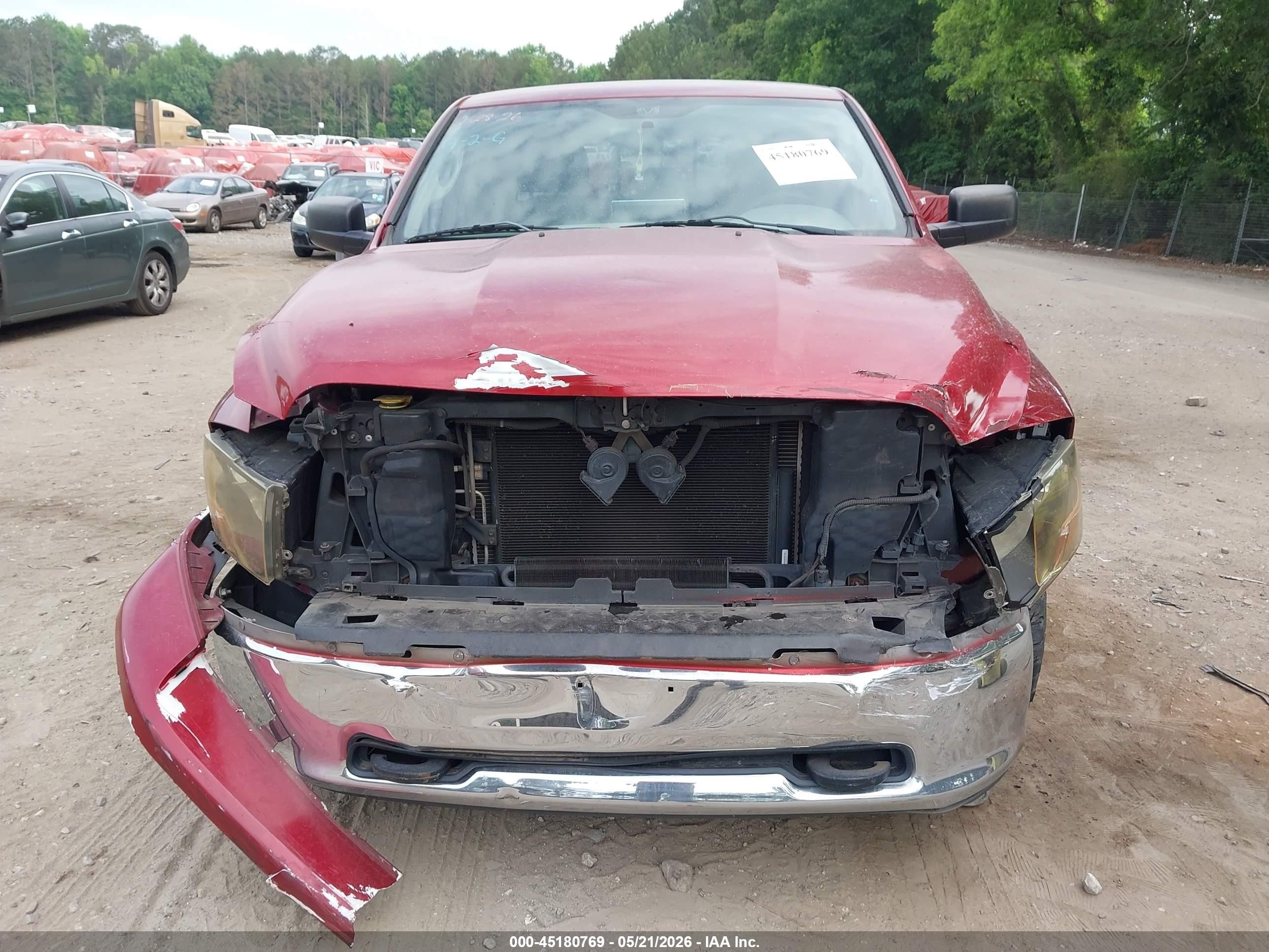 2011 Ram Ram 1500 Slt Burgundy vin: 1D7RB1CP1BS636830