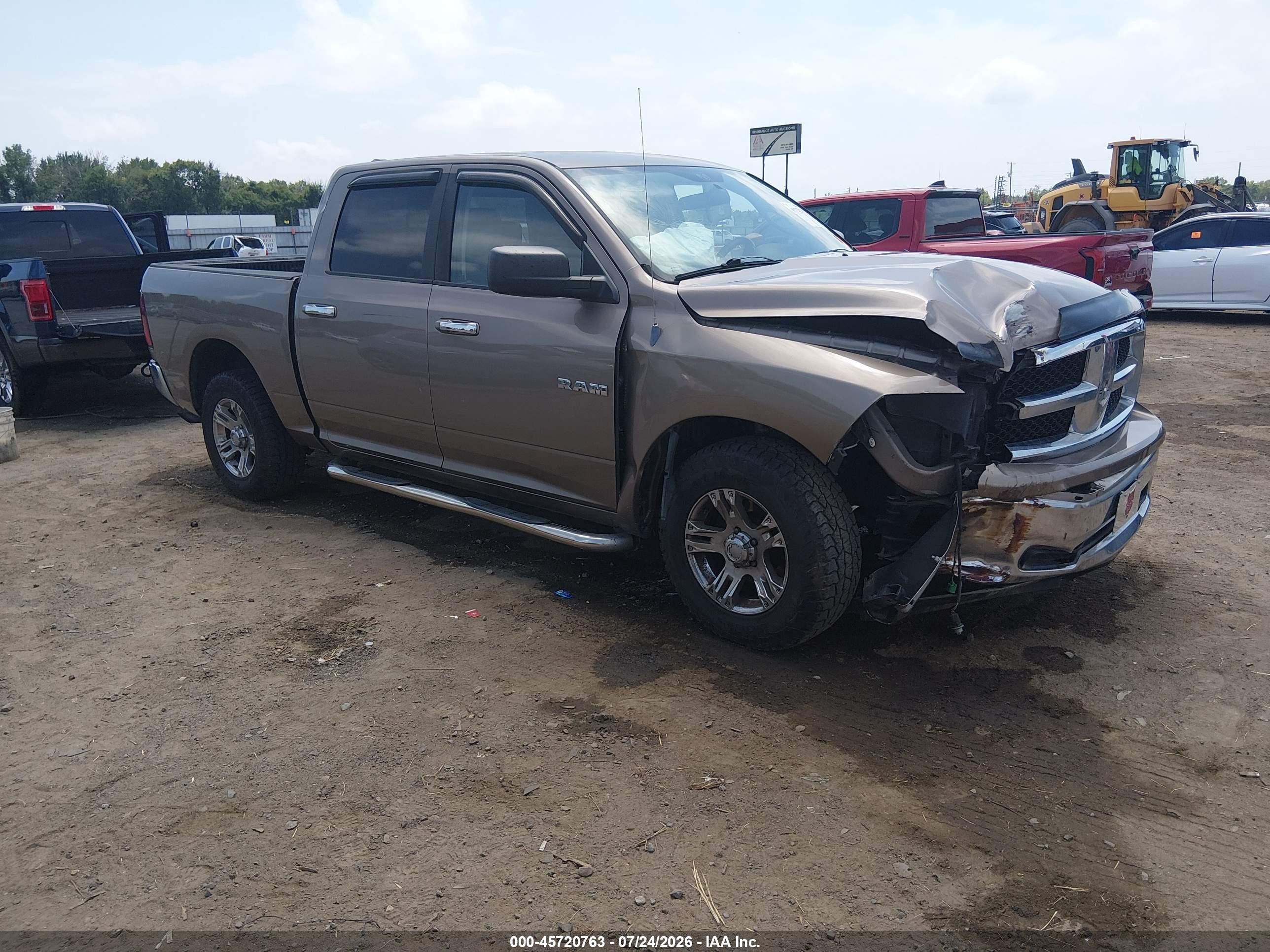 2010 Dodge Ram 1500 Slt/sport/trx Beige vin: 1D7RB1CP3AS141933