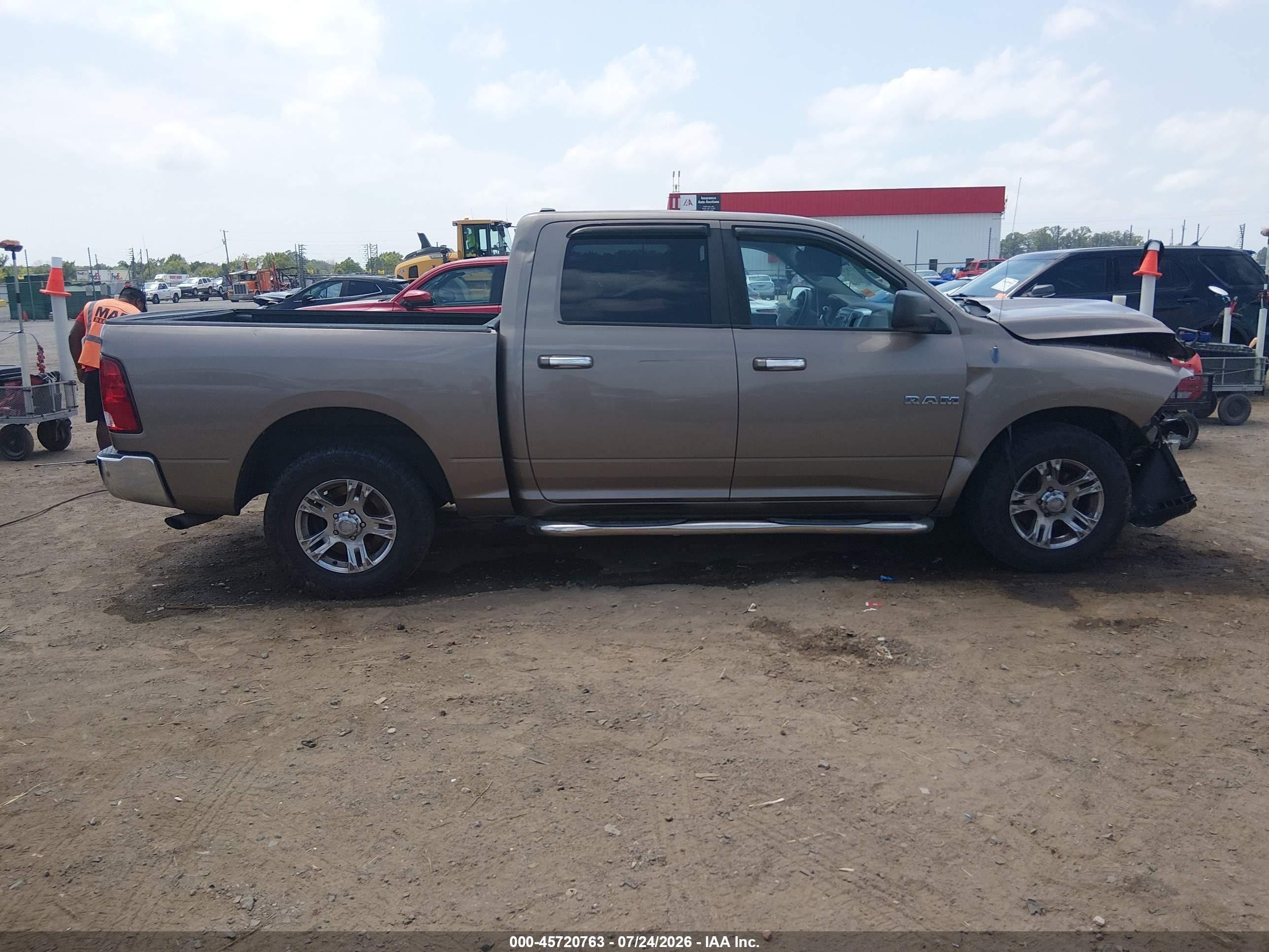 2010 Dodge Ram 1500 Slt/sport/trx Beige vin: 1D7RB1CP3AS141933