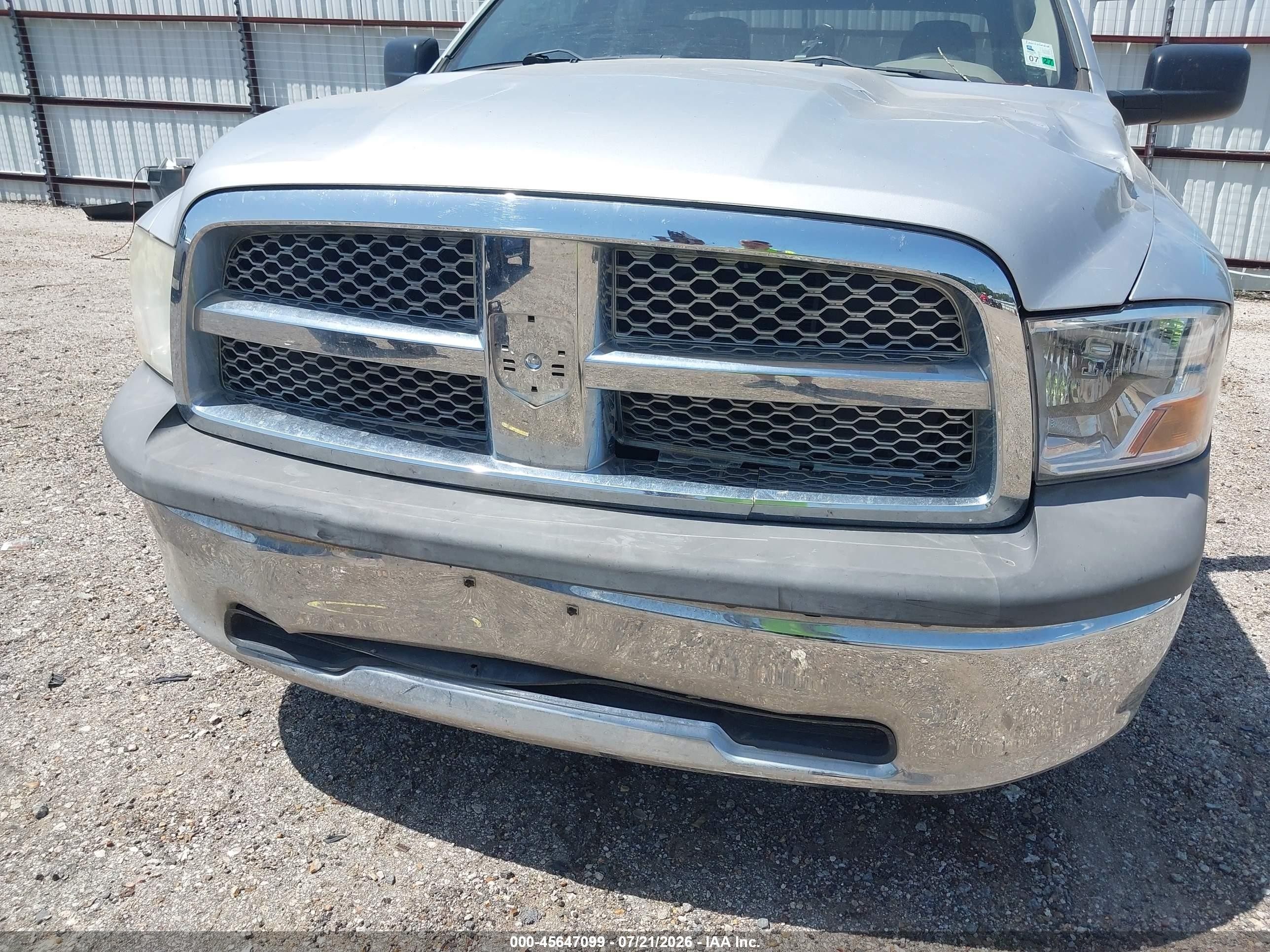 2011 Ram Ram 1500 St Silver vin: 1D7RB1CP3BS533408