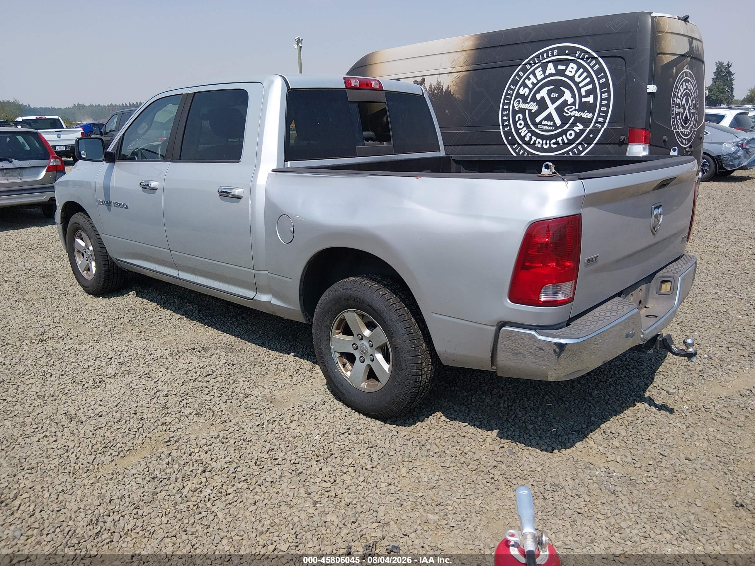 2011 Ram Ram 1500 Slt Silver vin: 1D7RB1CP3BS538107