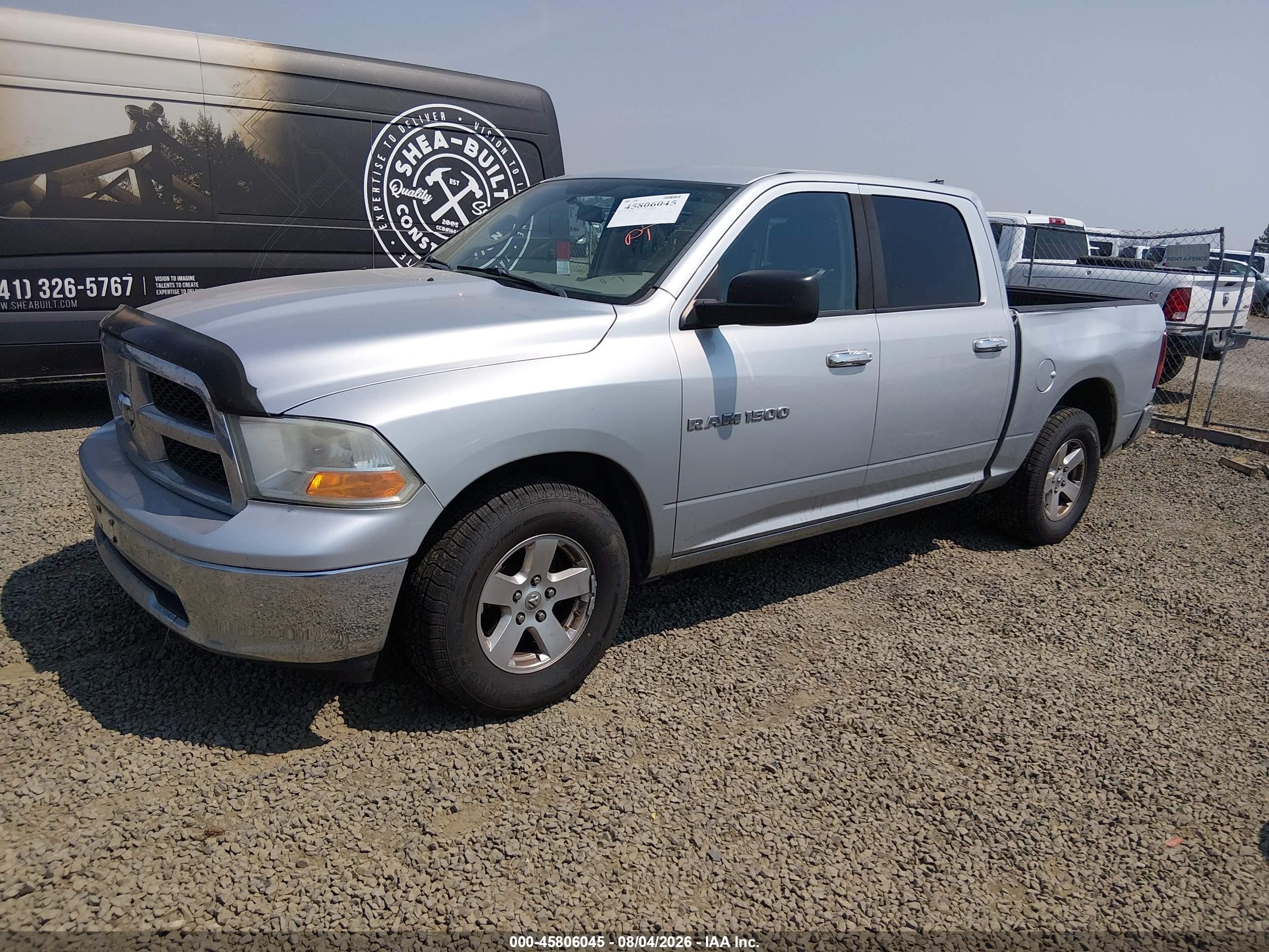 2011 Ram Ram 1500 Slt Silver vin: 1D7RB1CP3BS538107