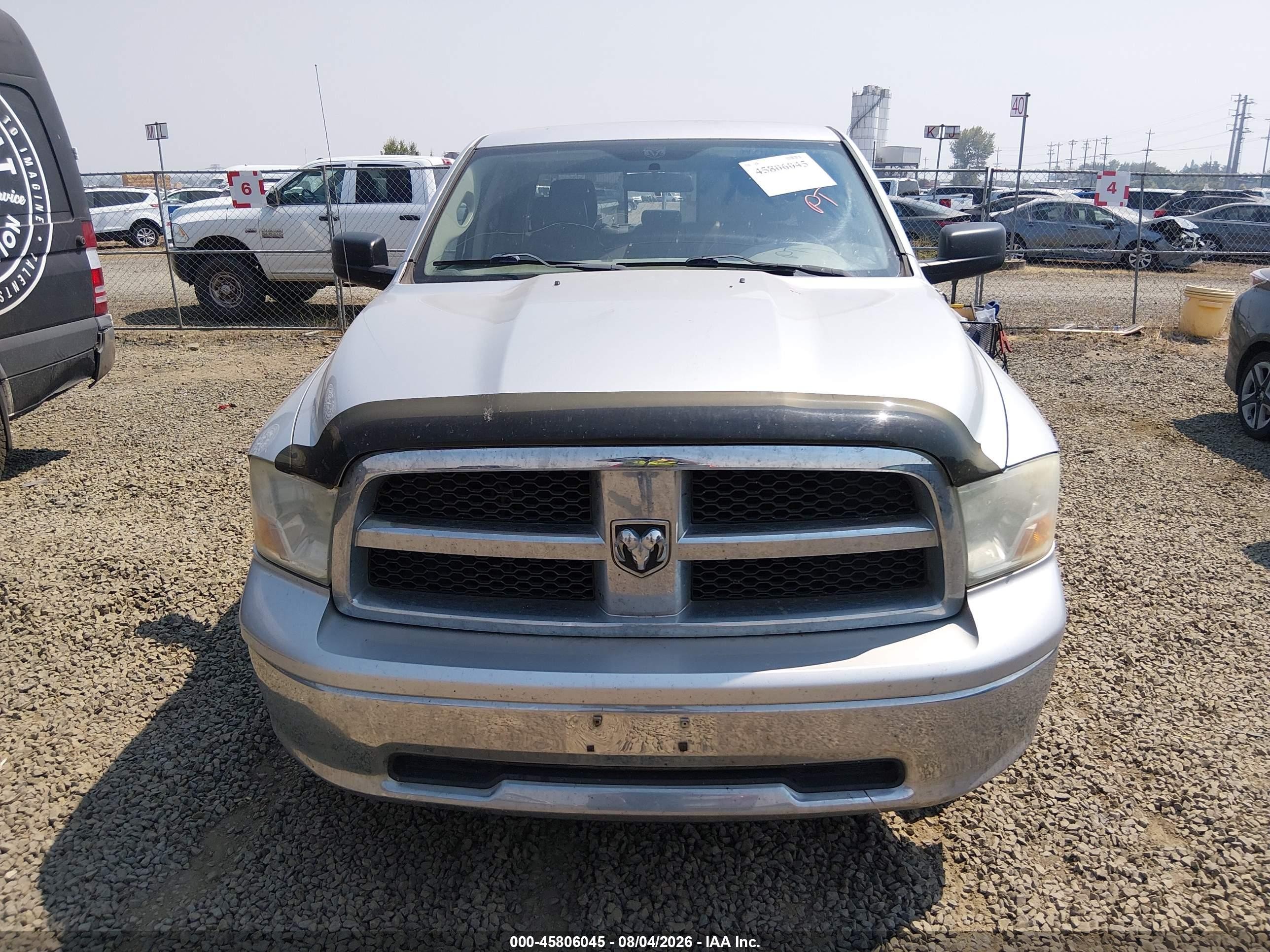 2011 Ram Ram 1500 Slt Silver vin: 1D7RB1CP3BS538107